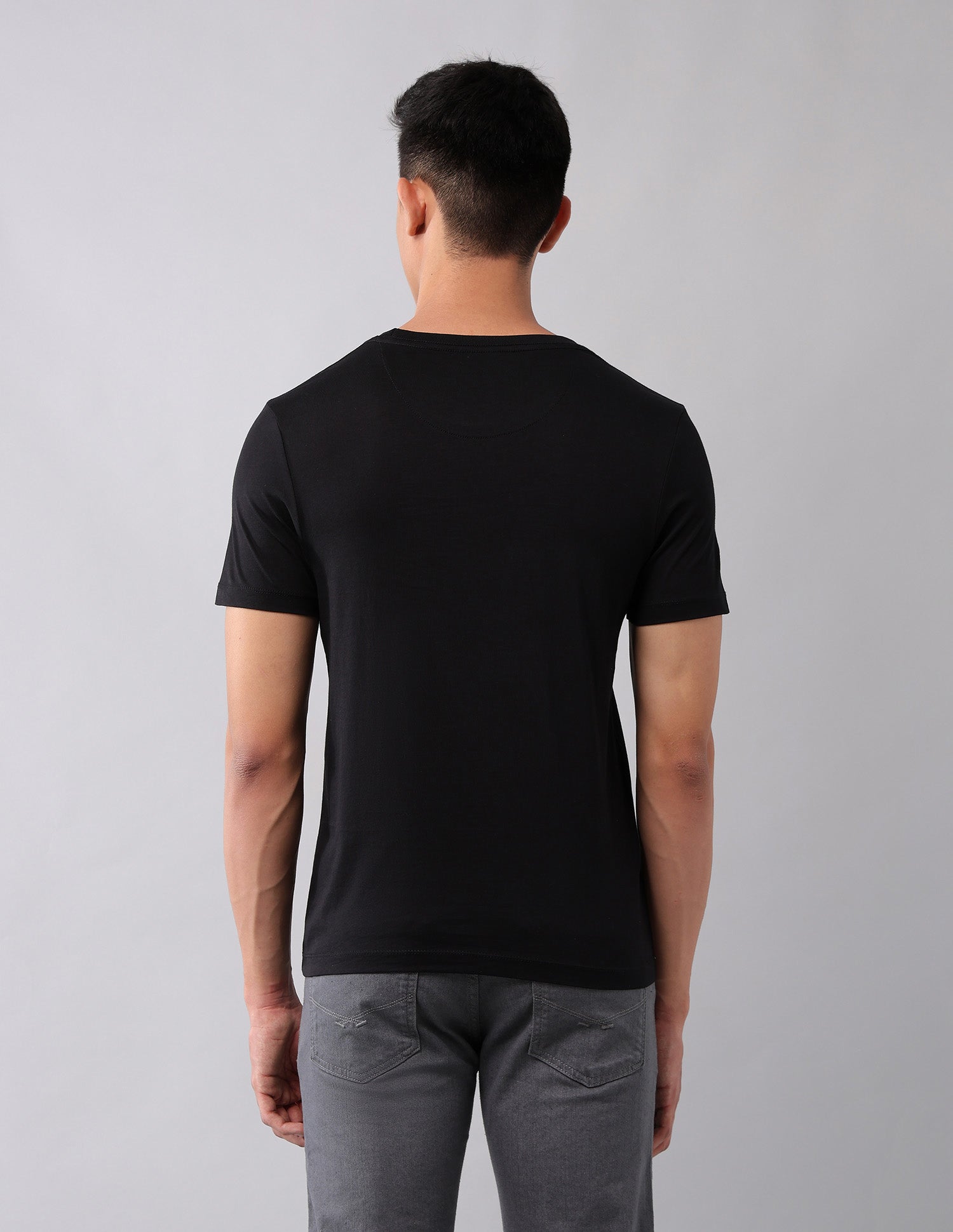 Brand Printed Muscle Fit T-Shirt Black - U.S. POLO ASSN. | Large