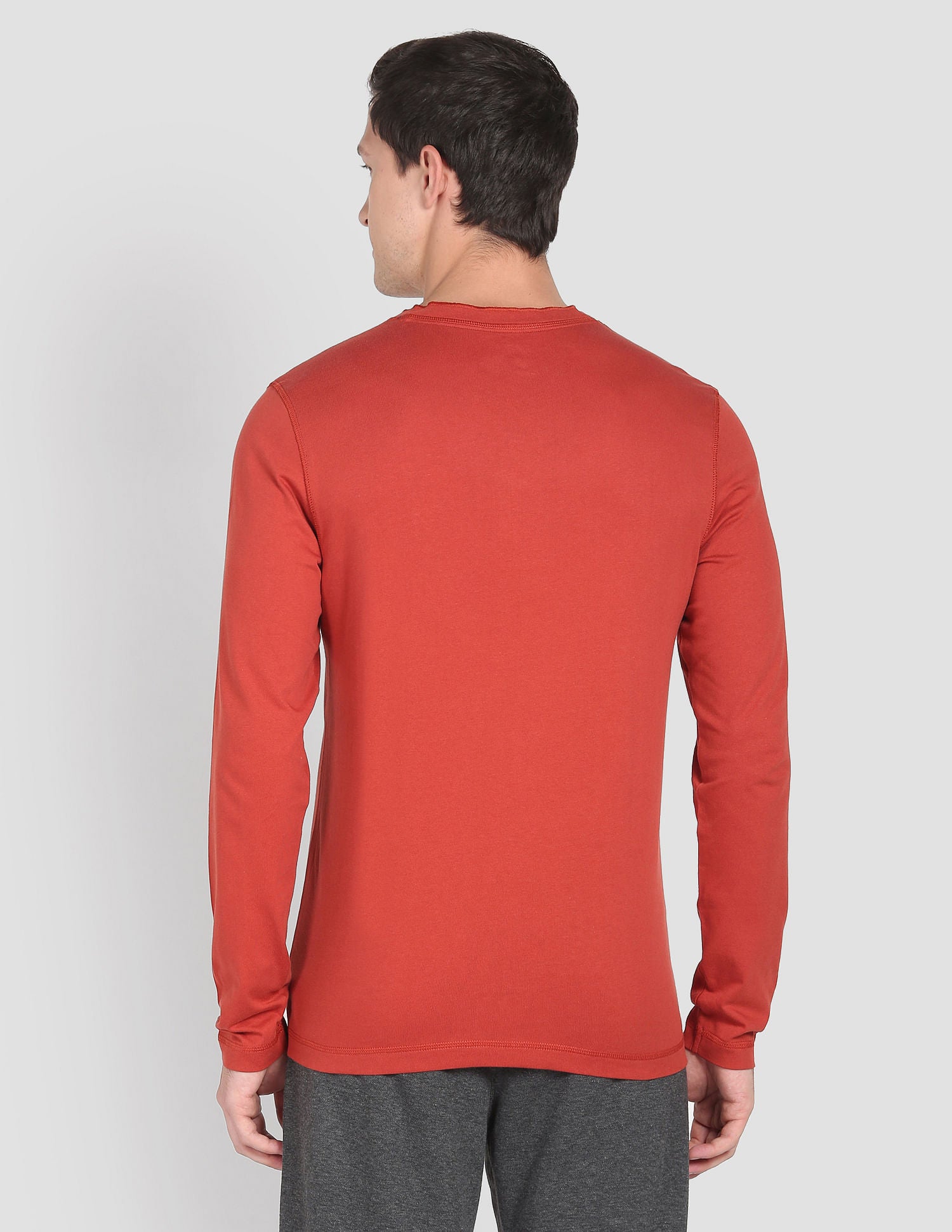 Henley Neck Solid I694 Lounge T-Shirt - Pack Of 1 Cinnabar - U.S. POLO ASSN. | Large
