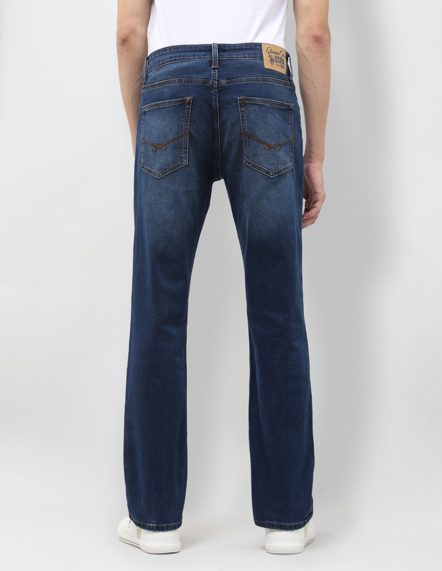 Harold Slim Straight Fit Blue Jeans Indigo - U.S. POLO ASSN. | Large