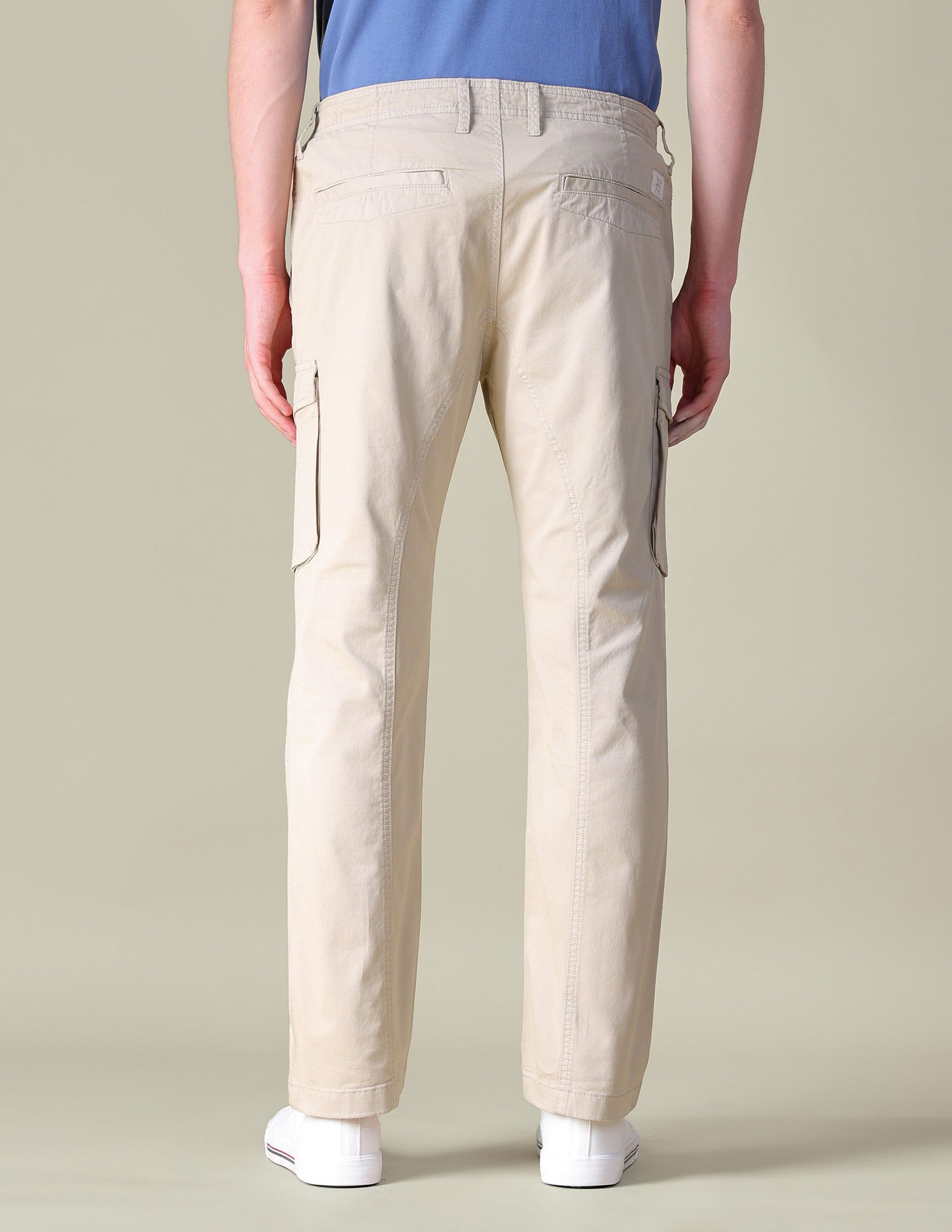 Twill Regular Fit Cargos Beige - U.S. POLO ASSN. | Large