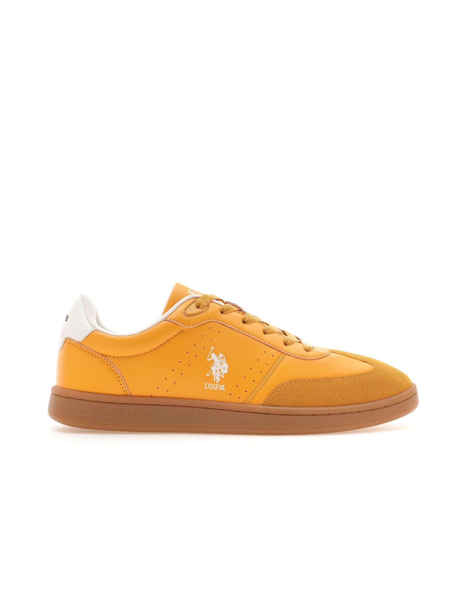 Men Cenik Colourblocked Sneakers Yellow - U.S. Polo Assn. India | Large