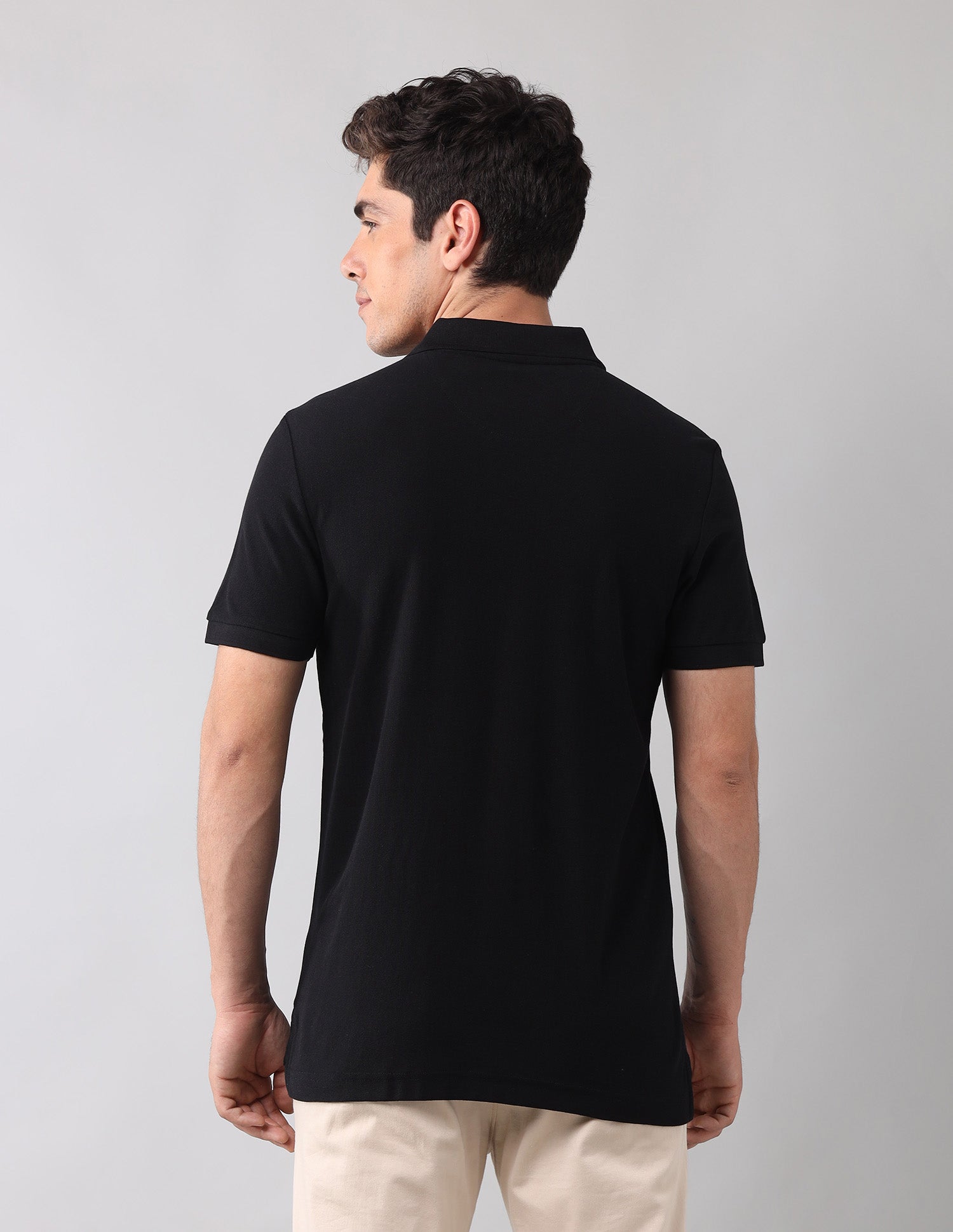 Muscle Fit Black Label Polo Shirt Black - U.S. Polo Assn. India | Large
