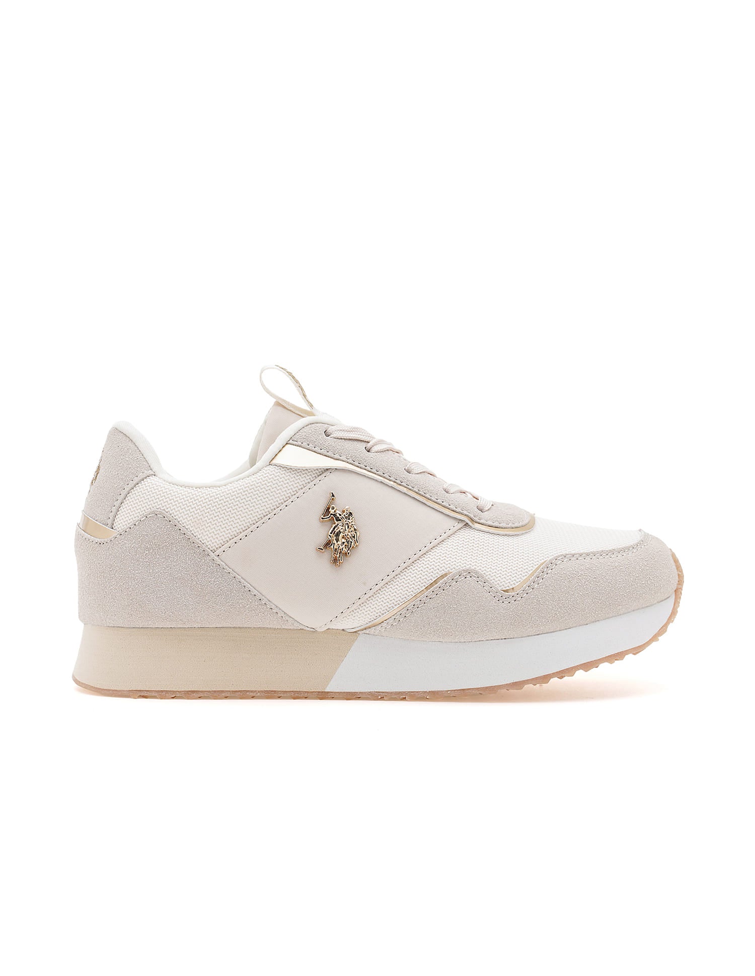 Judy Beige Lightweight Sneaker Shoes Beige - U.S. Polo Assn. India | Large