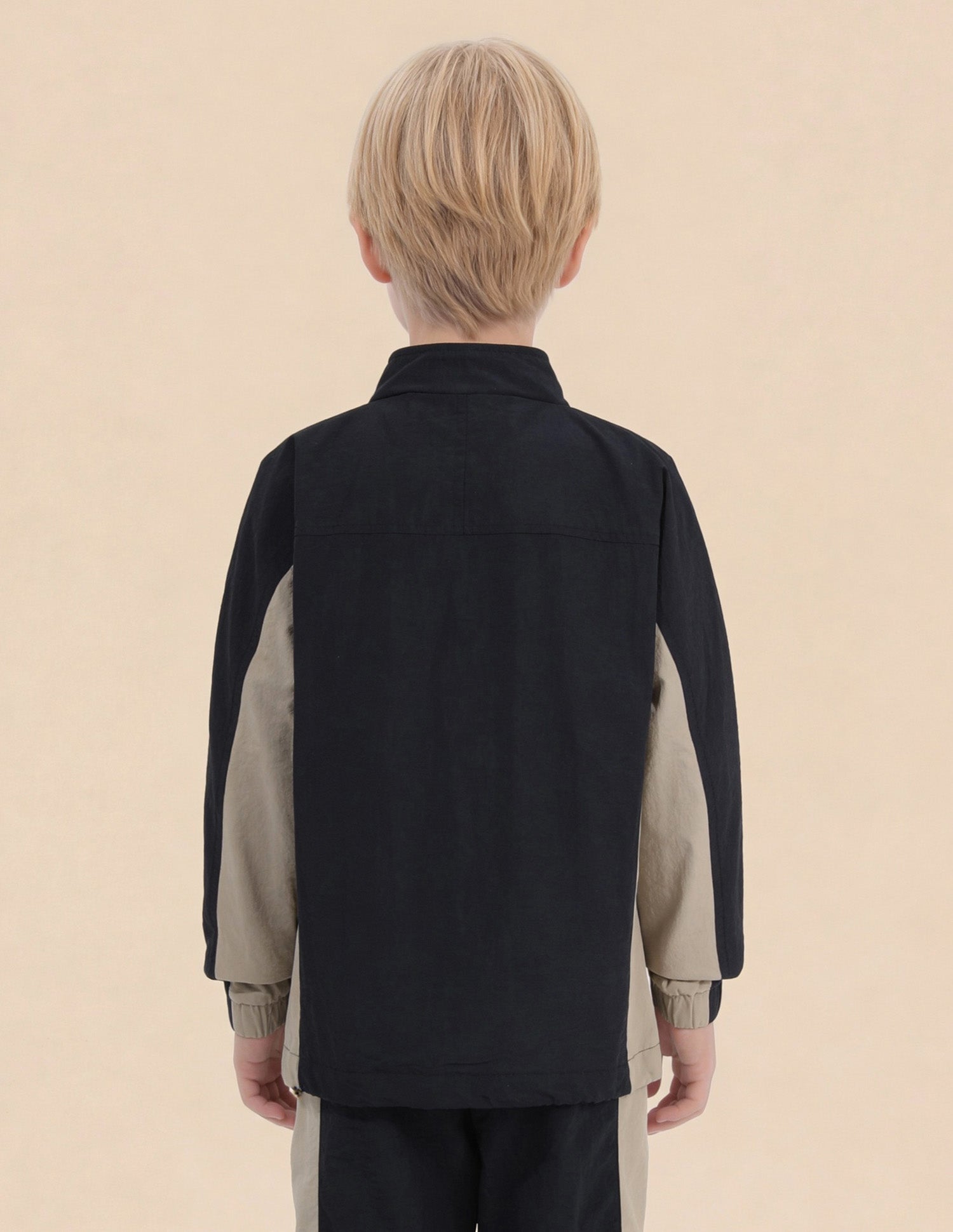 Boys Colourblocked Regular Fit Jacket Navy - U.S. Polo Assn. India | Large