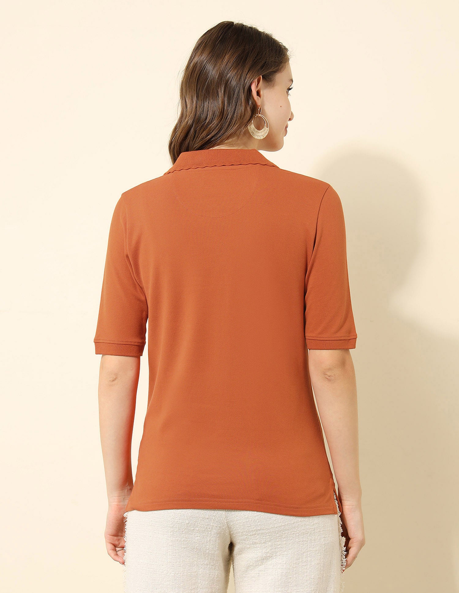 Regular Fit Polo Shirt Rust - U.S. Polo Assn. India | Large