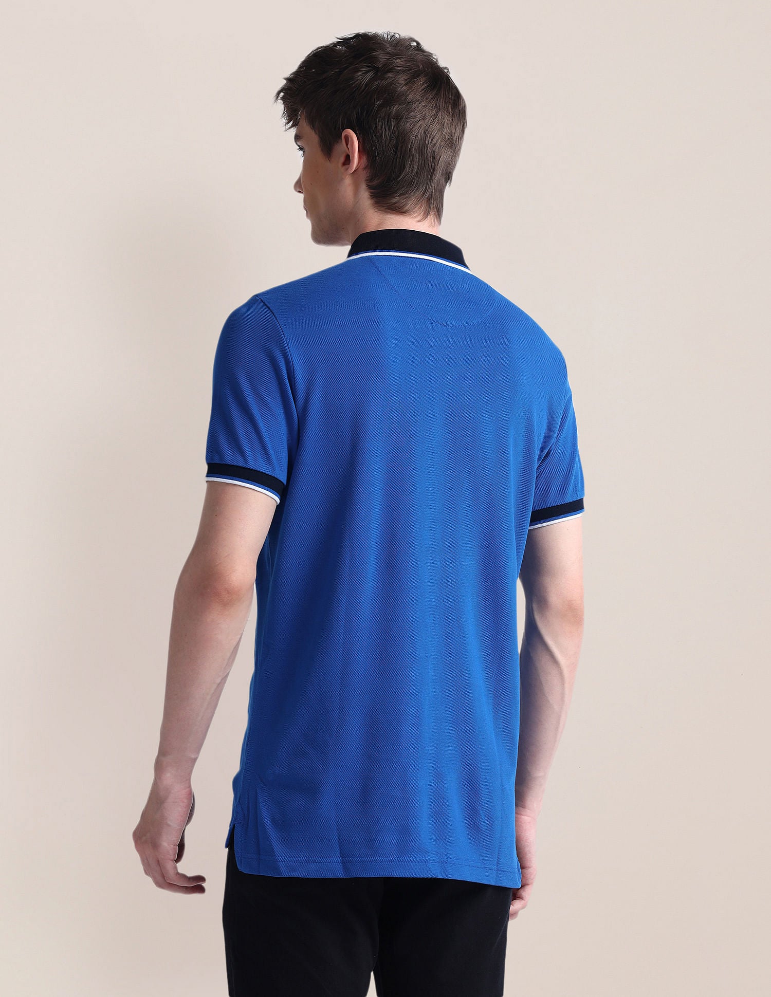 Slim Fit Logo Polo Shirt Blue - U.S. POLO ASSN. | Large