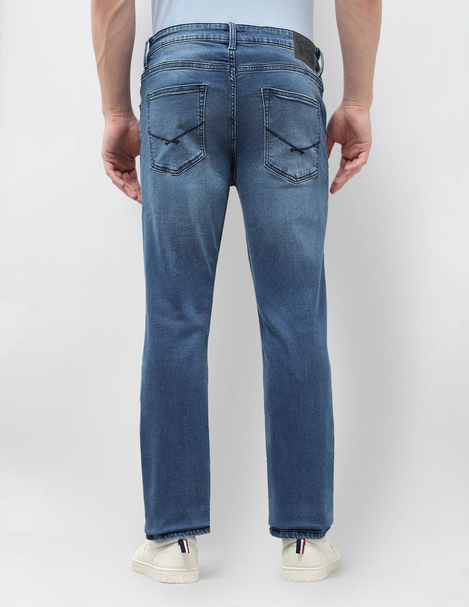 Harold Slim Straight Fit Blue Jeans Indigo - U.S. Polo Assn. India | Large