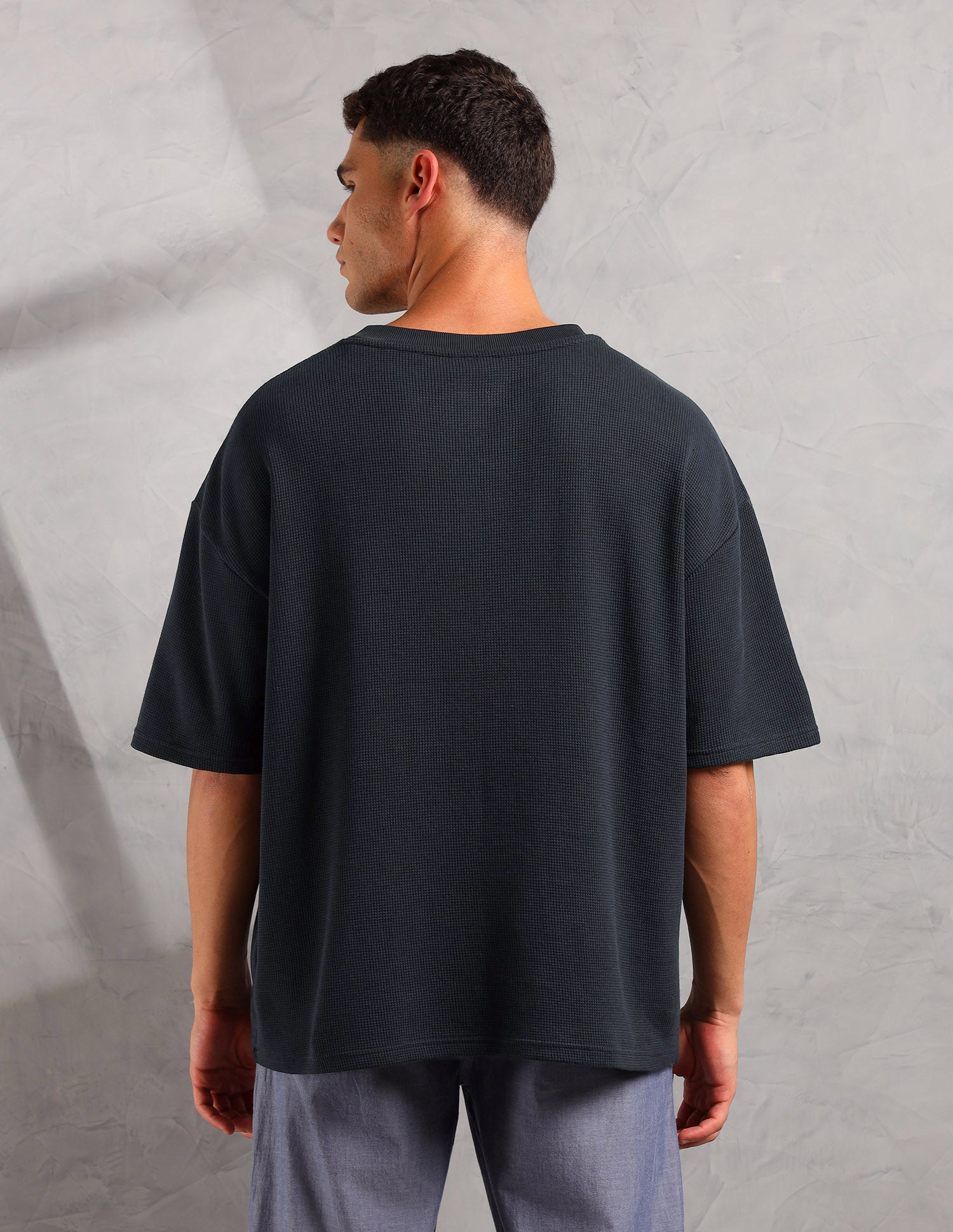 Oversized Fit Cotton PE001 Lounge T-Shirt - Pack Of 1 Navy - U.S. POLO ASSN. | Large