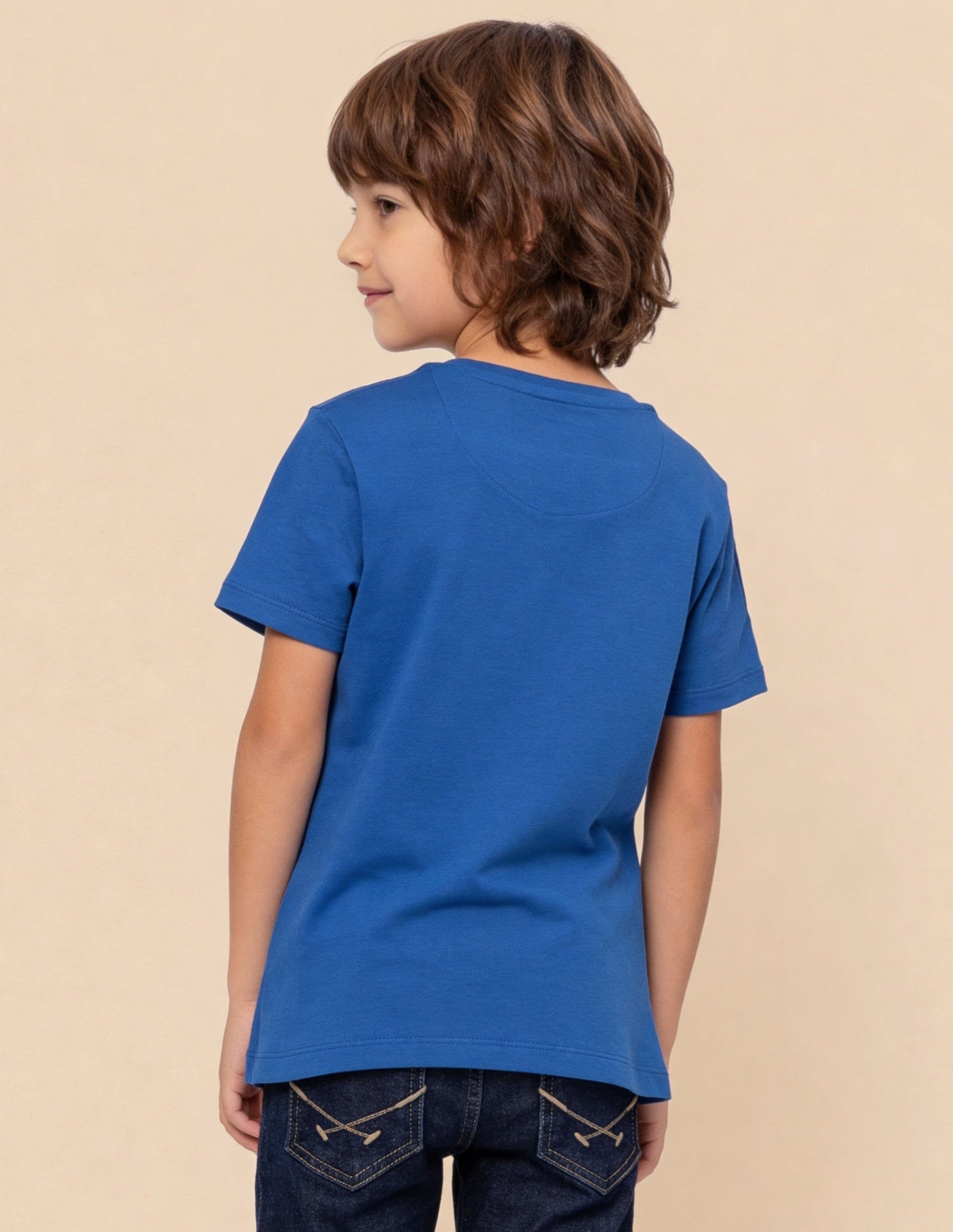 Graphic Printed Regular Fit T-Shirt Blue - U.S. Polo Assn. India | Large