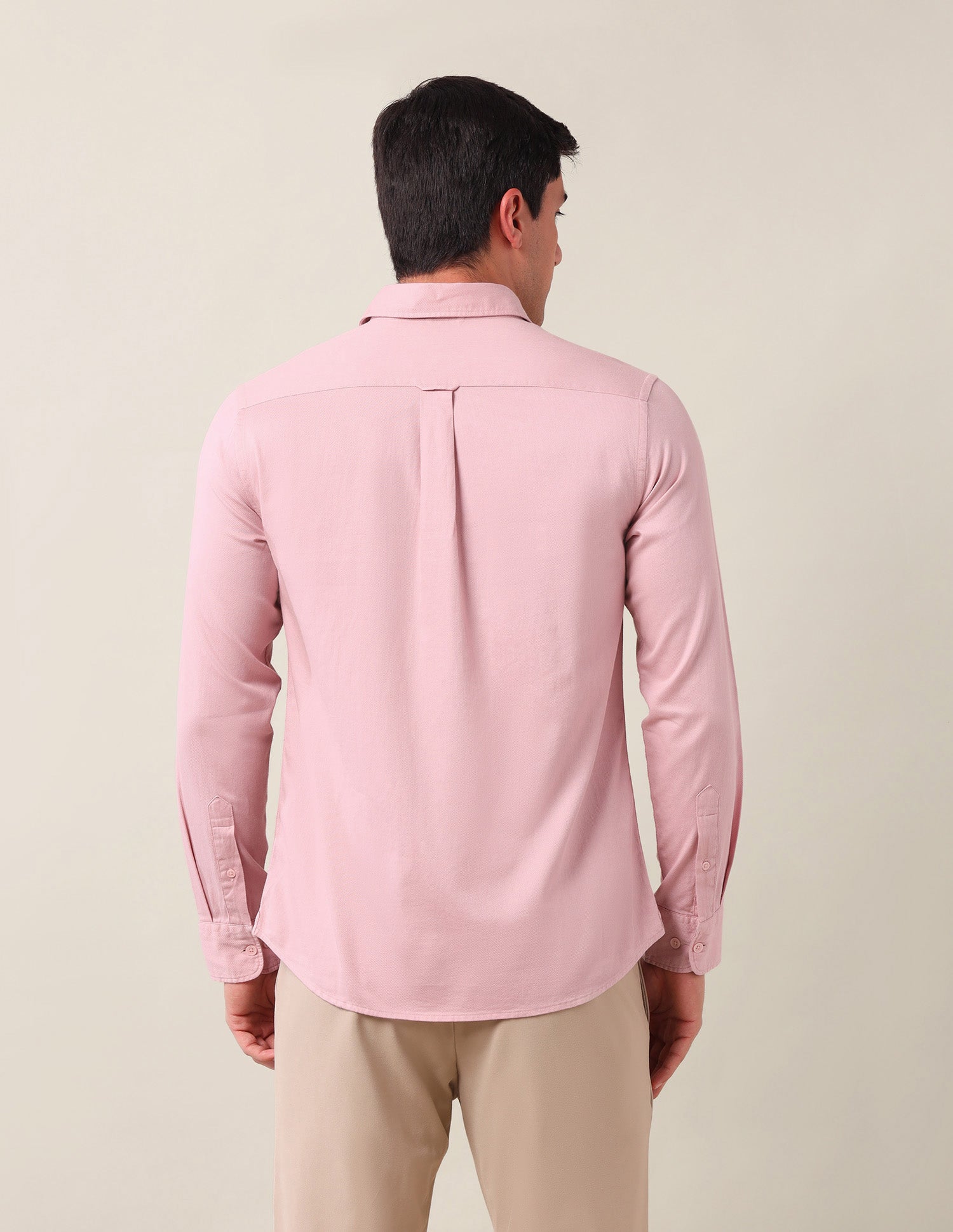 Solid Dobby Shirt Light Pink - U.S. Polo Assn. India | Large