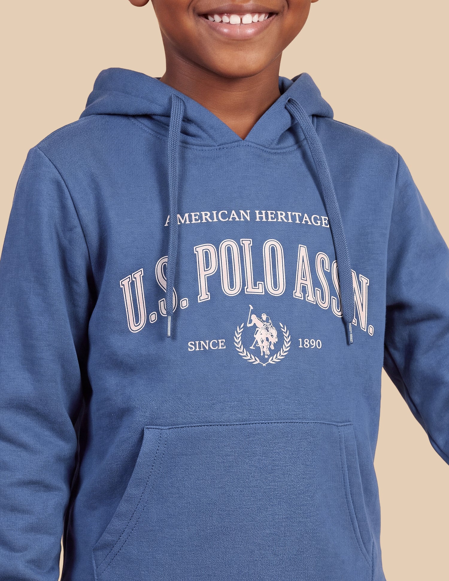 Brand Embroidered Regular Fit Sweatshirt Blue - U.S. Polo Assn. India | Large