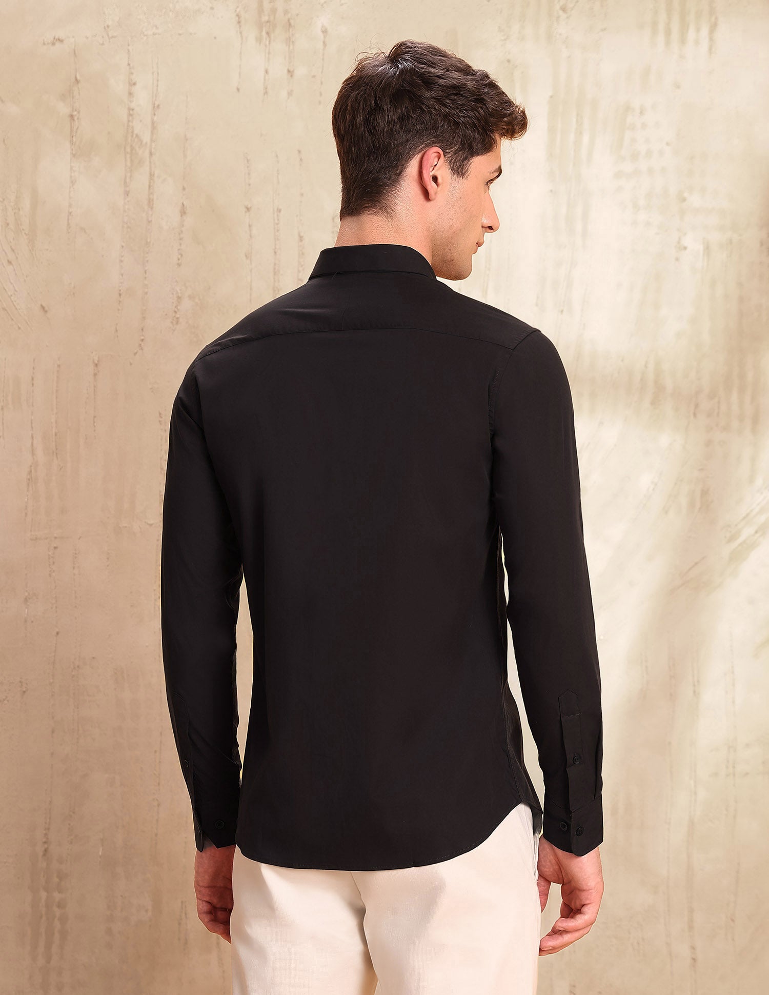 Poplin Tailored Fit Shirt Choco - U.S. POLO ASSN. | Large