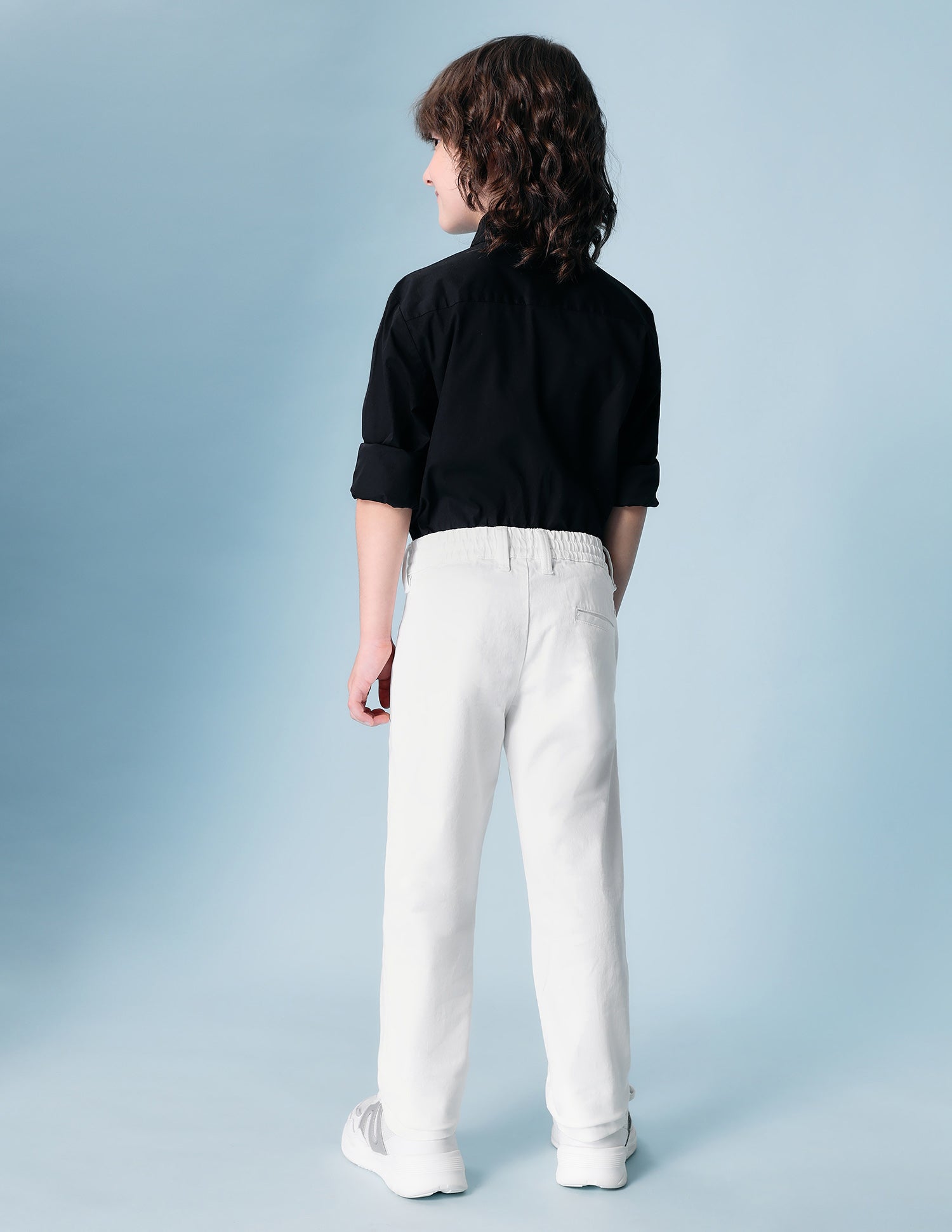 Boys Regular Fit Twill Trousers White - U.S. POLO ASSN. | Large