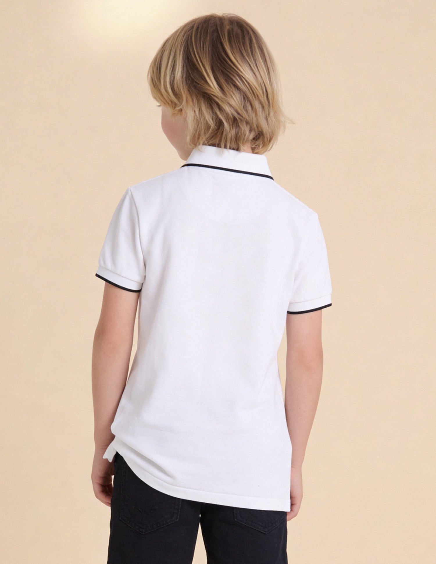 Solid Regular Fit Polo Shirt White - U.S. Polo Assn. India | Large