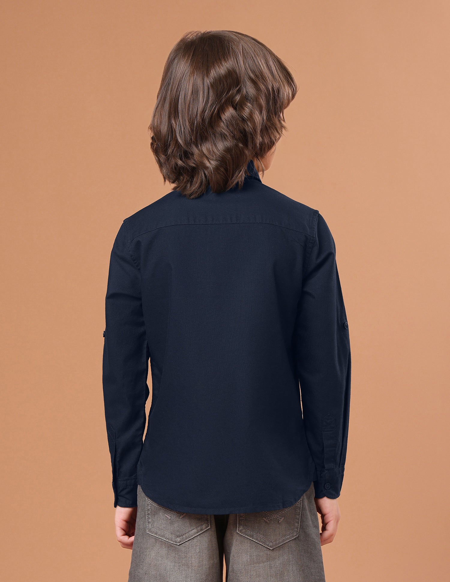 Colourblocked Oxford Shirt Navy - U.S. Polo Assn. India | Large