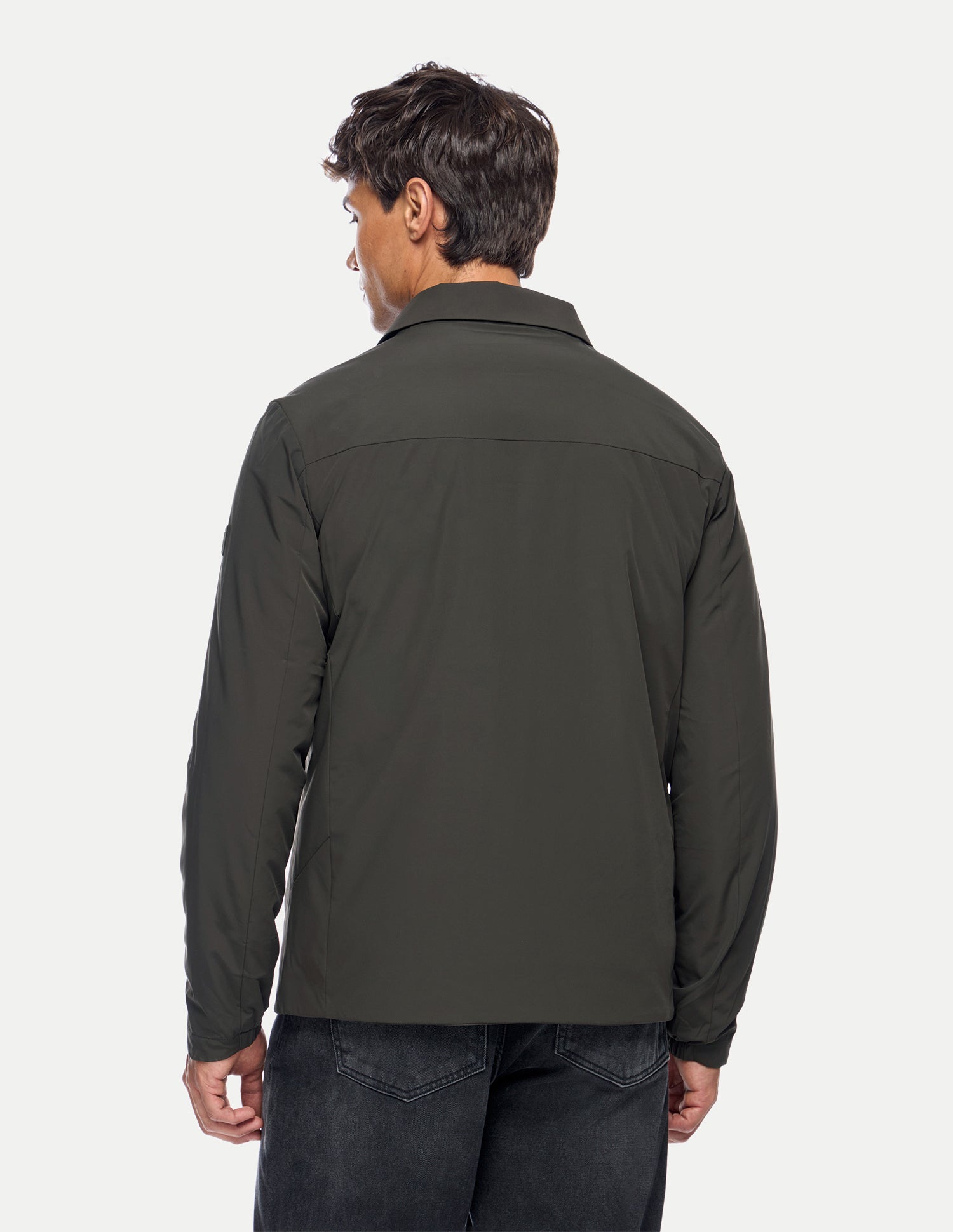 Solid Regular Fit Jacket Green - U.S. Polo Assn. India | Large