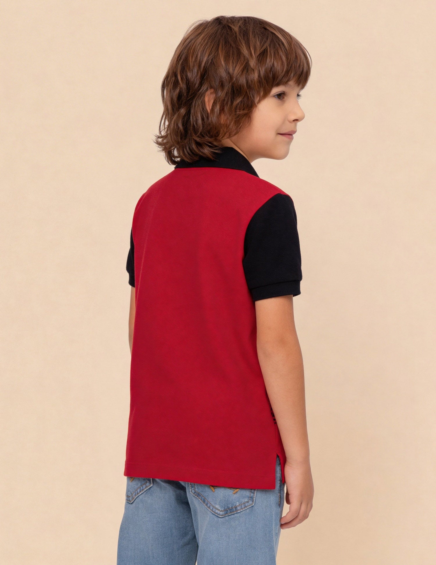 Graphic Printed Regular Fit Polo Shirt Red - U.S. Polo Assn. India | Large
