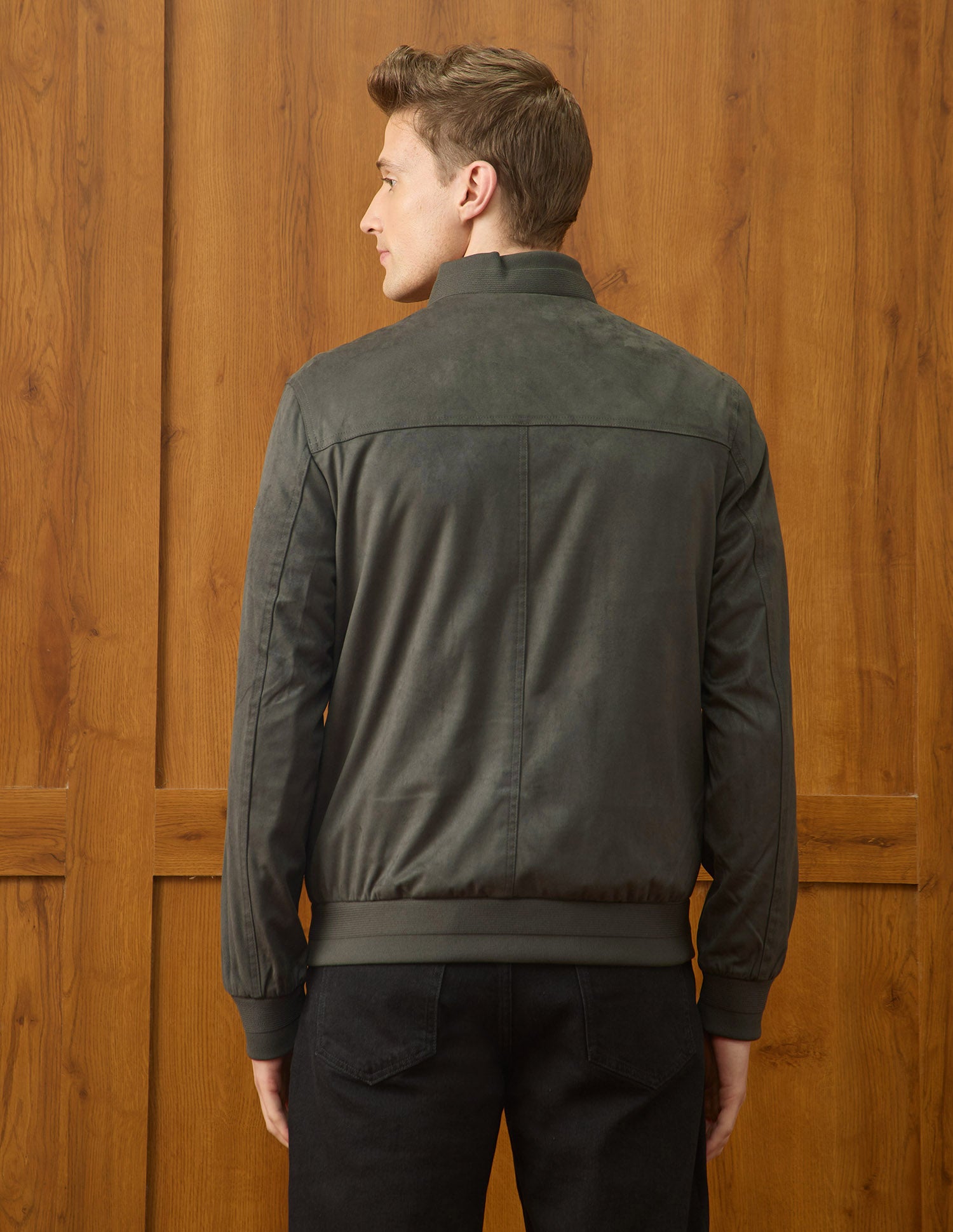 Solid Equestrian Aisle Theater Jacket Olive - U.S. Polo Assn. India | Large