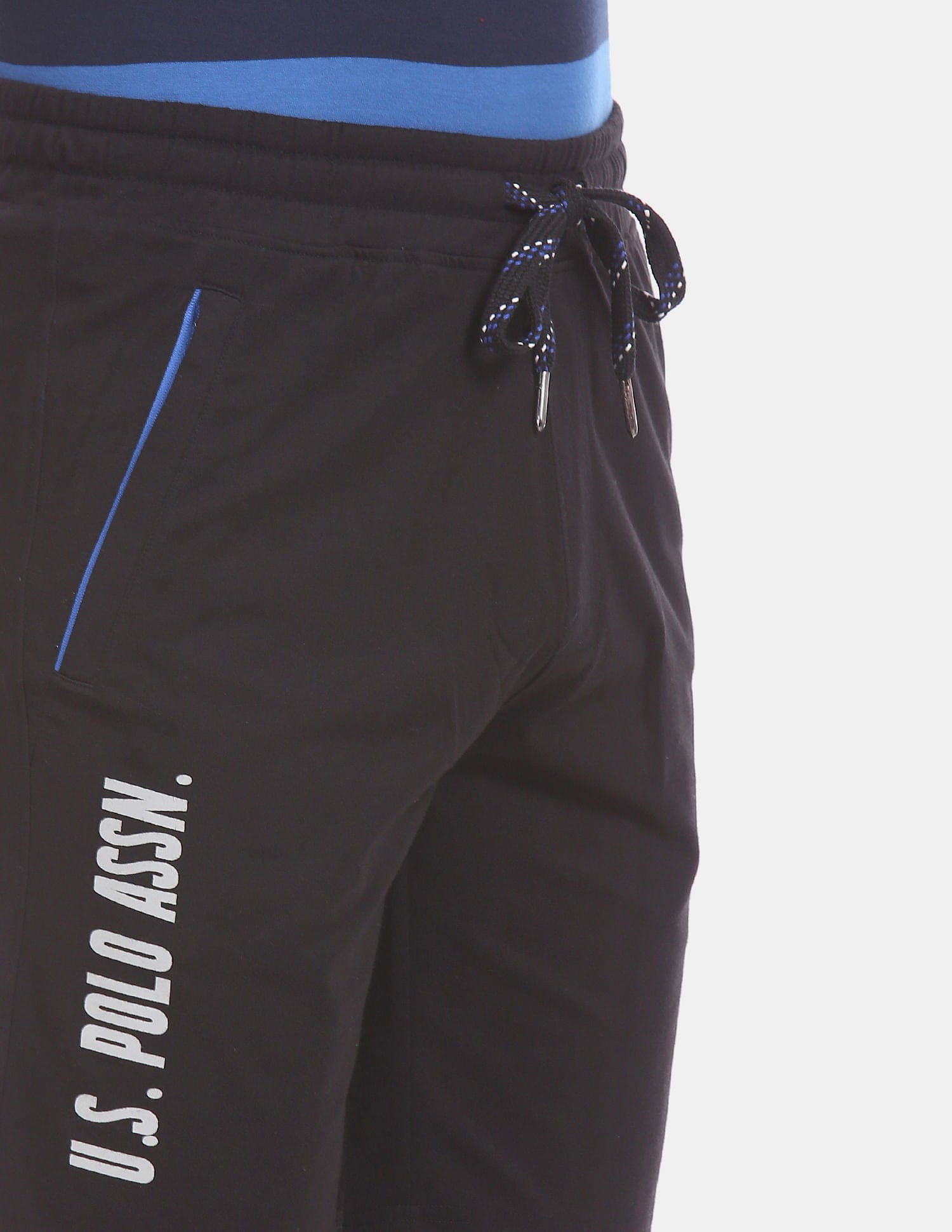 Comfort Fit Solid I677 Shorts - Pack Of 1 Black - U.S. POLO ASSN. | Large