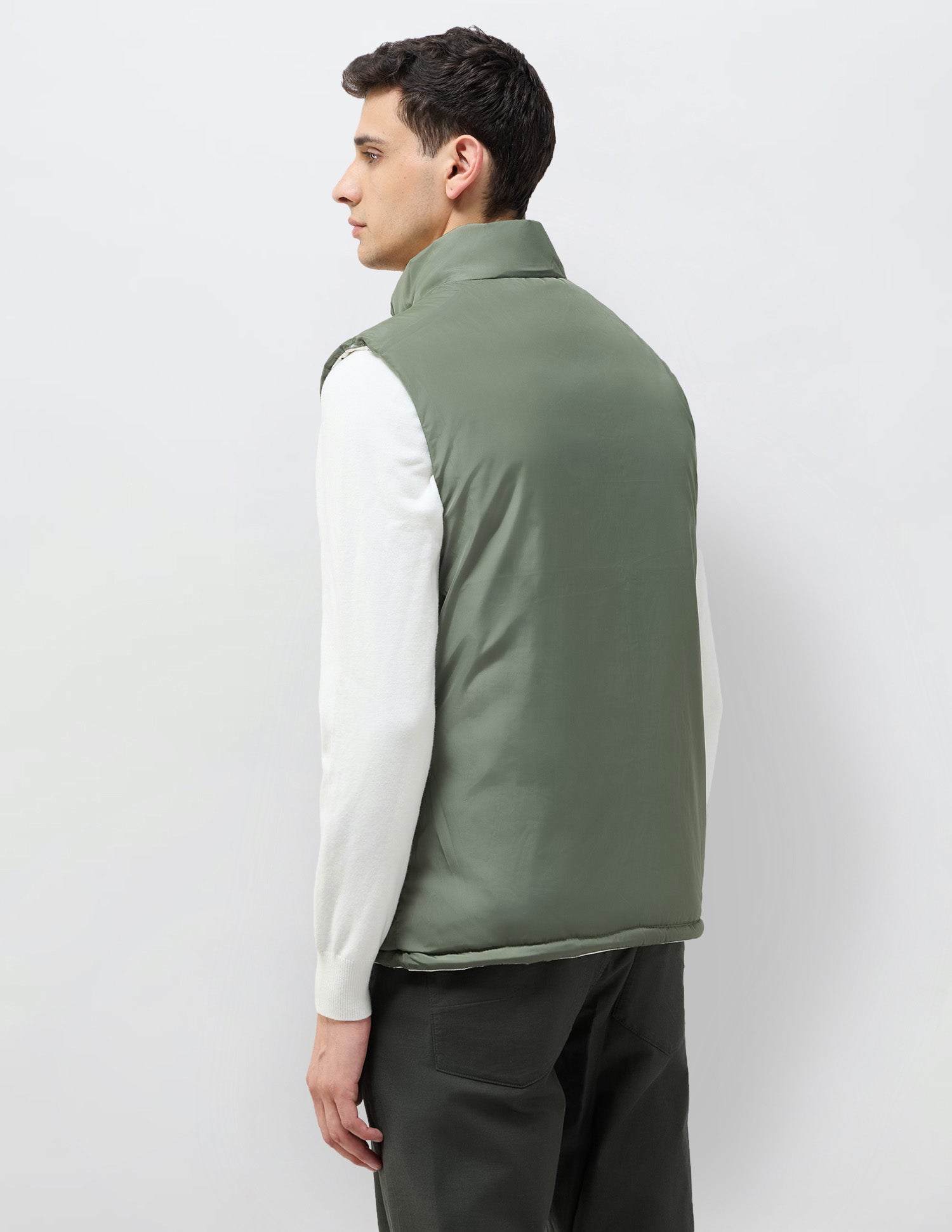 Solid Regular Fit Reversible Jacket White - U.S. POLO ASSN. | Large