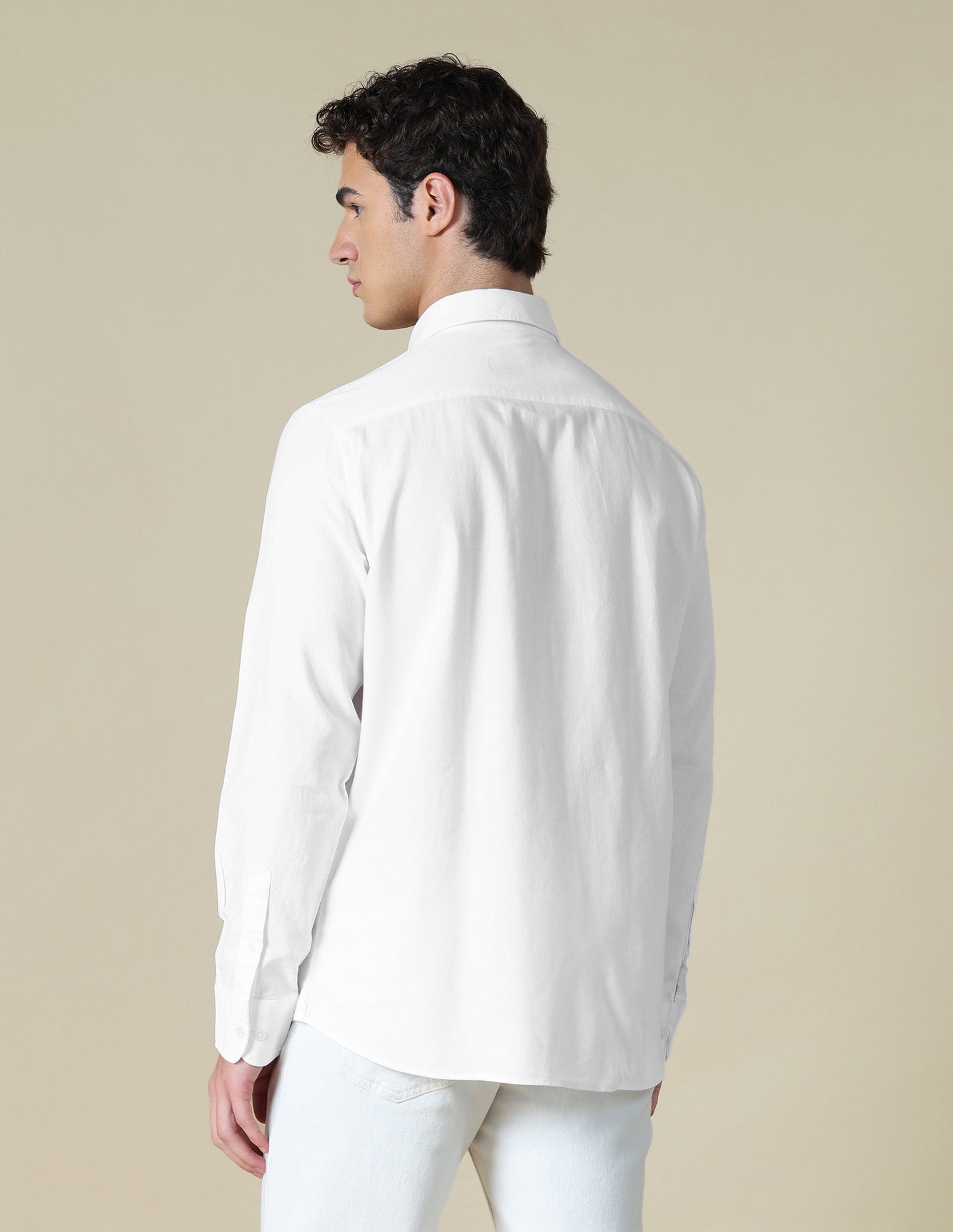 Solid Oxford Shirt White - U.S. Polo Assn. India | Large