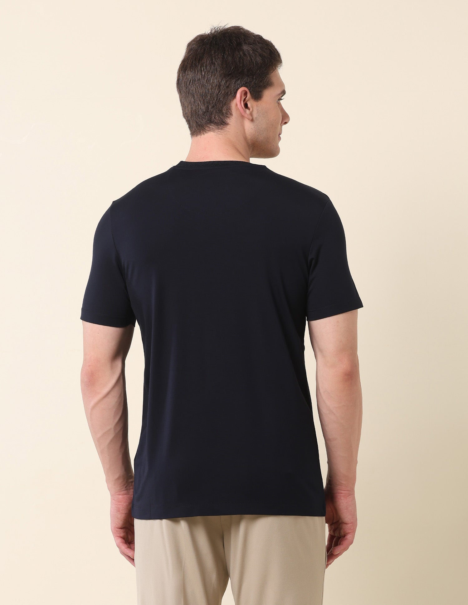 Slim Fit Classic T-Shirt Navy - U.S. Polo Assn. India | Large