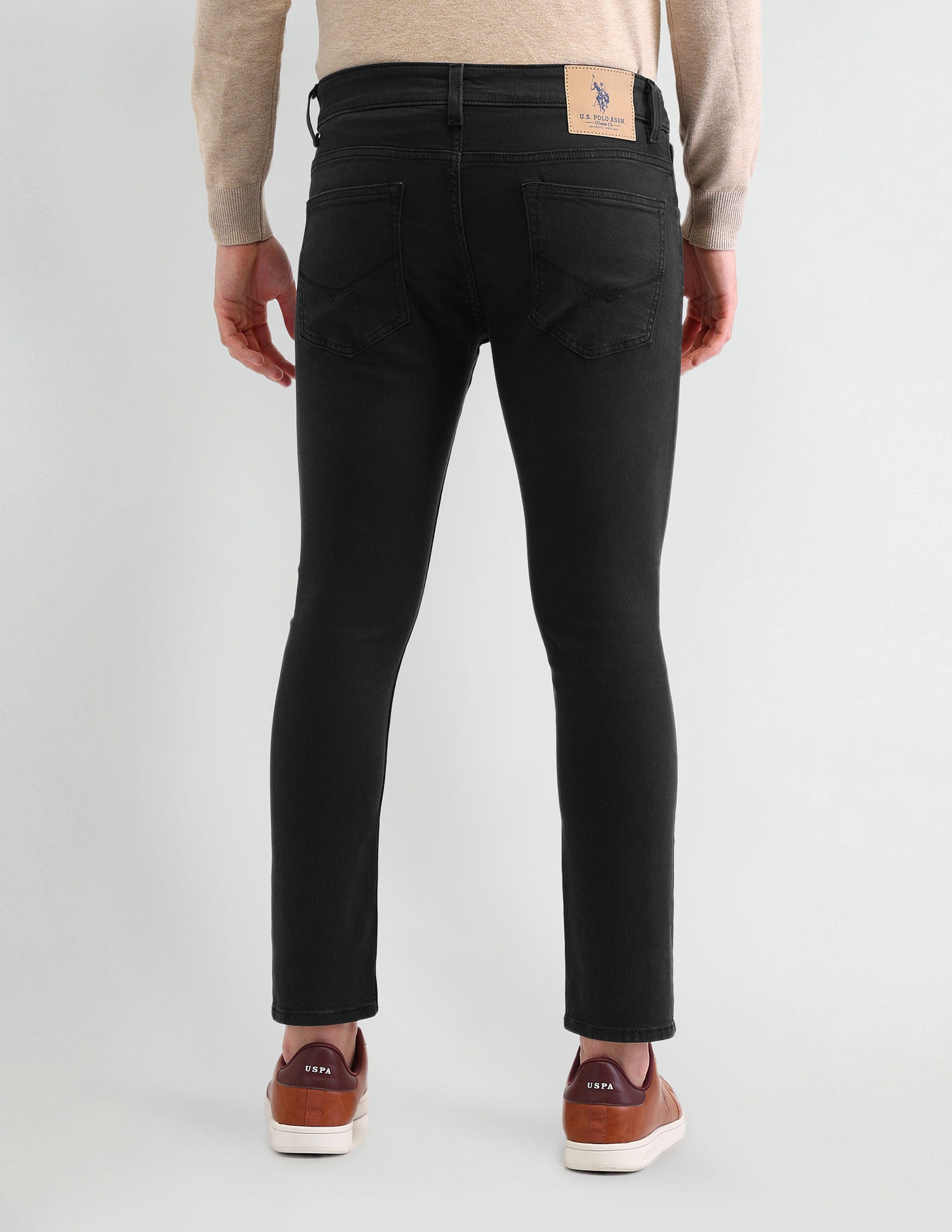 Henry Cropped Fit Jeans Black - U.S. Polo Assn. India | Large