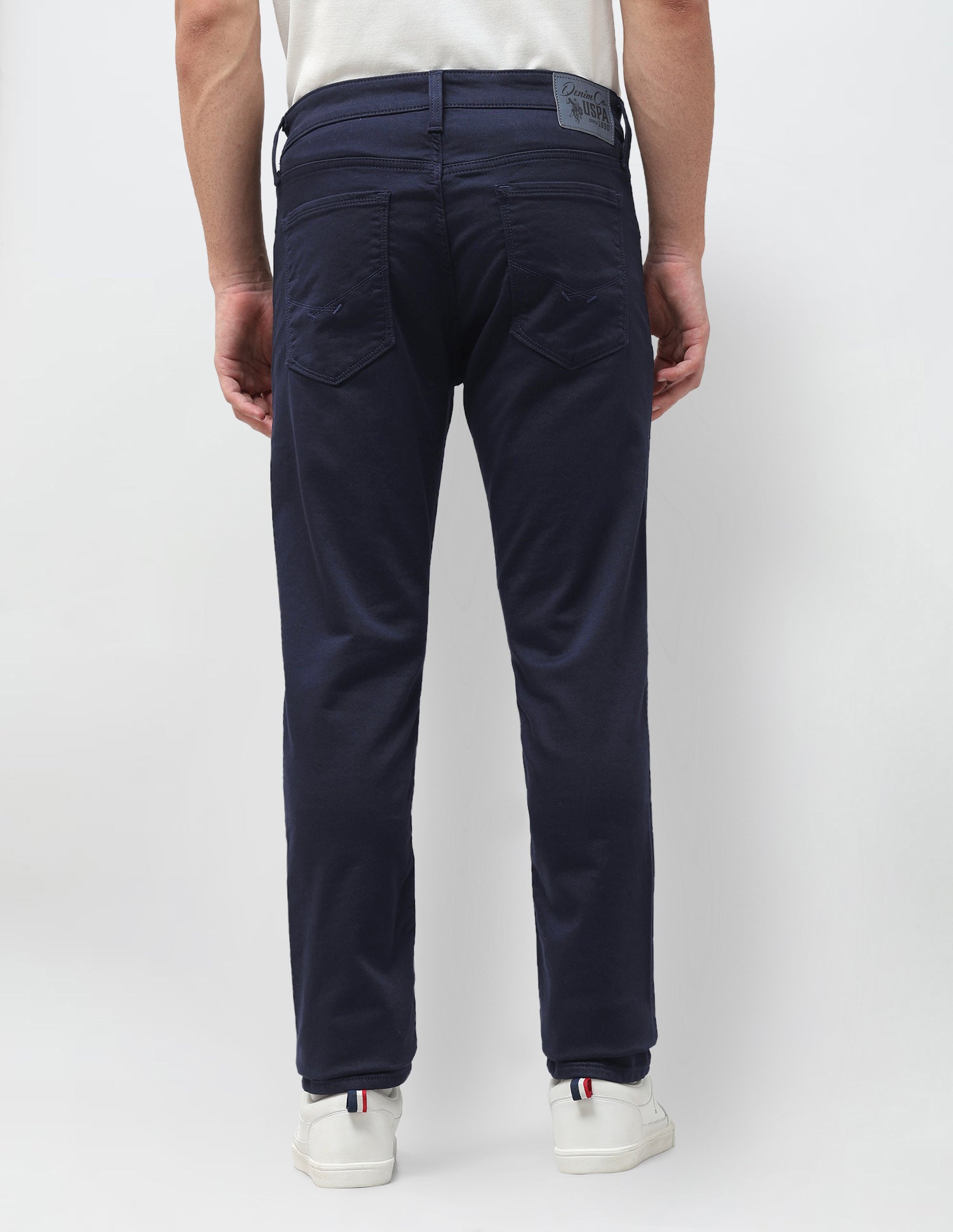 Brandon Slim Tapered Fit Blue Jeans Navy - U.S. Polo Assn. India | Large