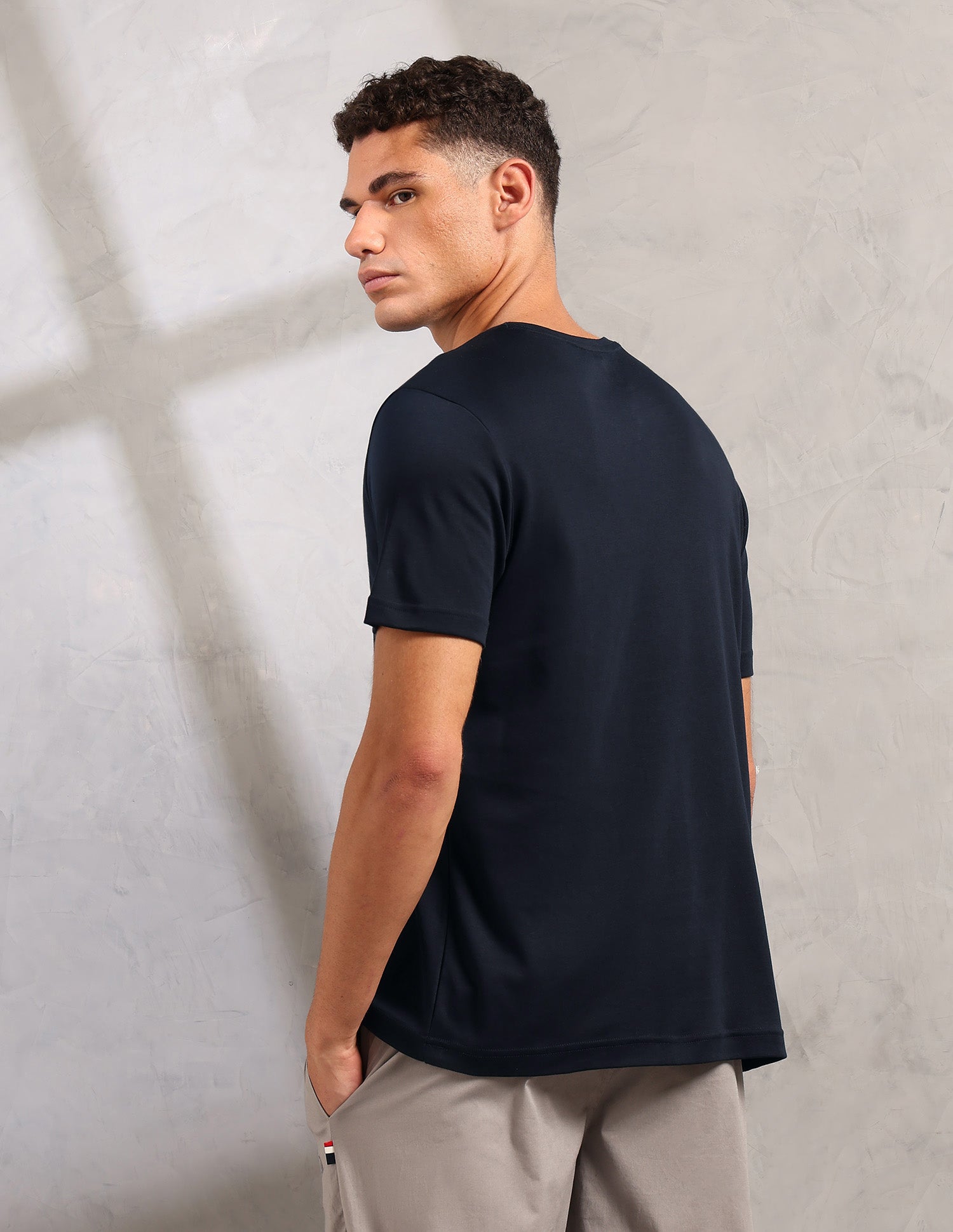 Supima Cotton Skin Safe Pe002 Lounge T-Shirt - Pack Of 1 Navy - U.S. POLO ASSN. | Large