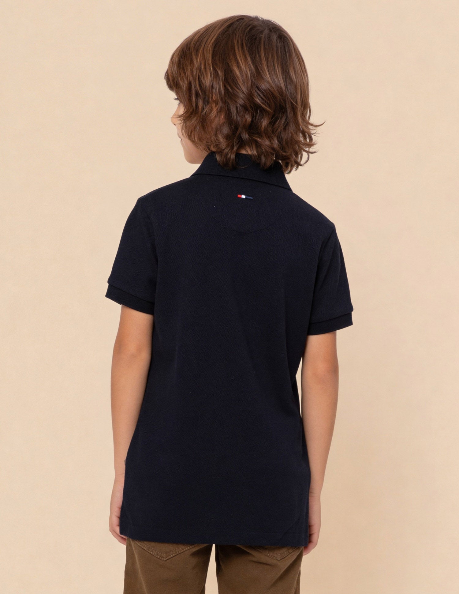 Graphic Brand Printed Regular Fit Polo Shirt Navy - U.S. Polo Assn. India | Large