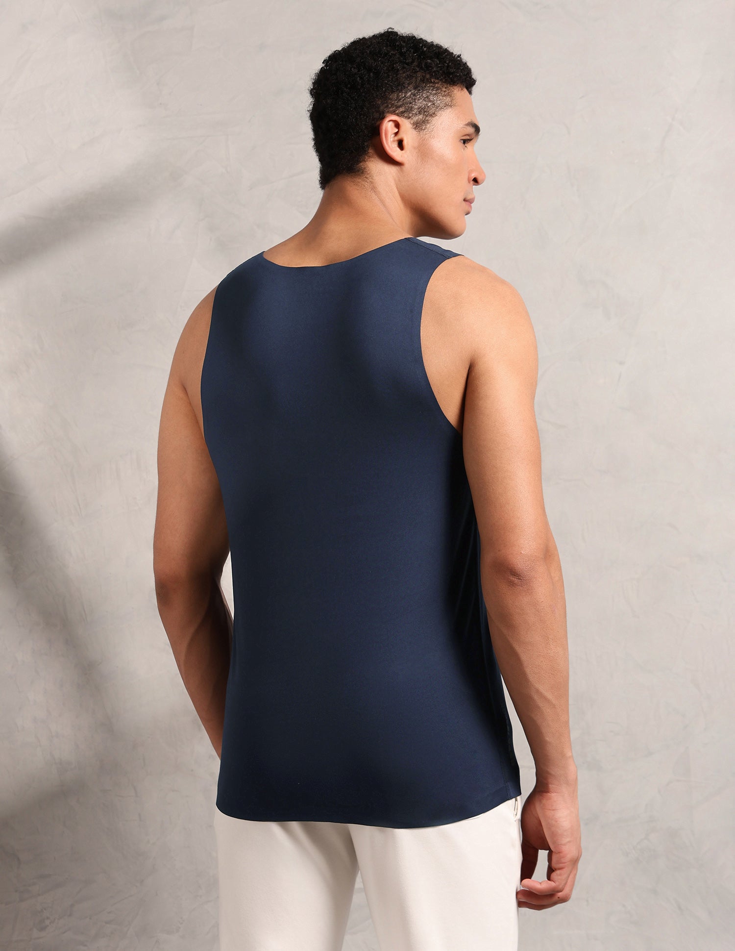 Essential Sports RV002 Seamless Vest Navy - U.S. Polo Assn. India | Large