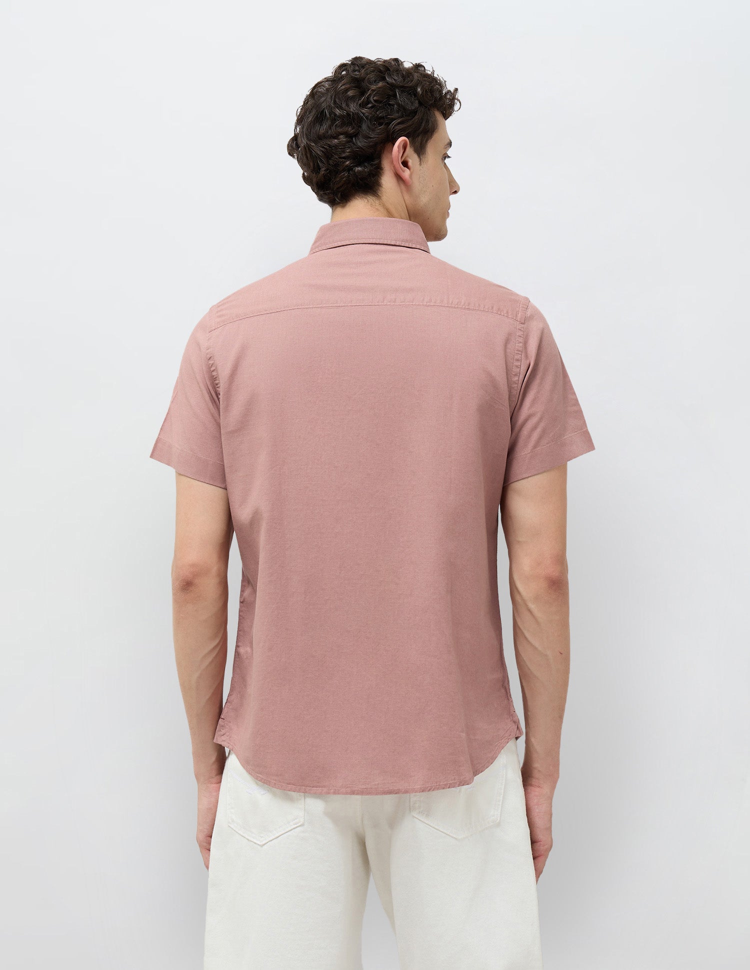 Solid Regular Fit Shirt Dark Pink - U.S. Polo Assn. India | Large