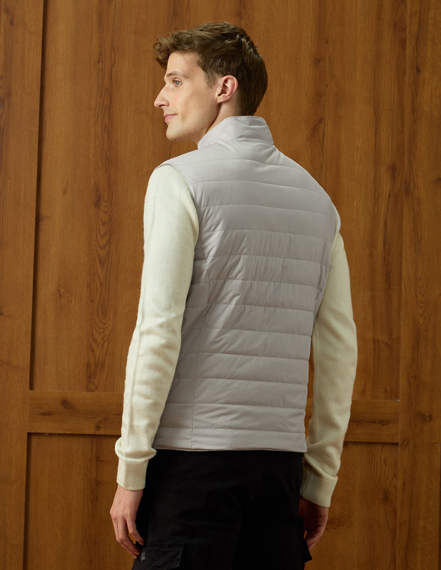 Equestrian Aisle Theater Reversible Jacket Beige - U.S. POLO ASSN. | Large