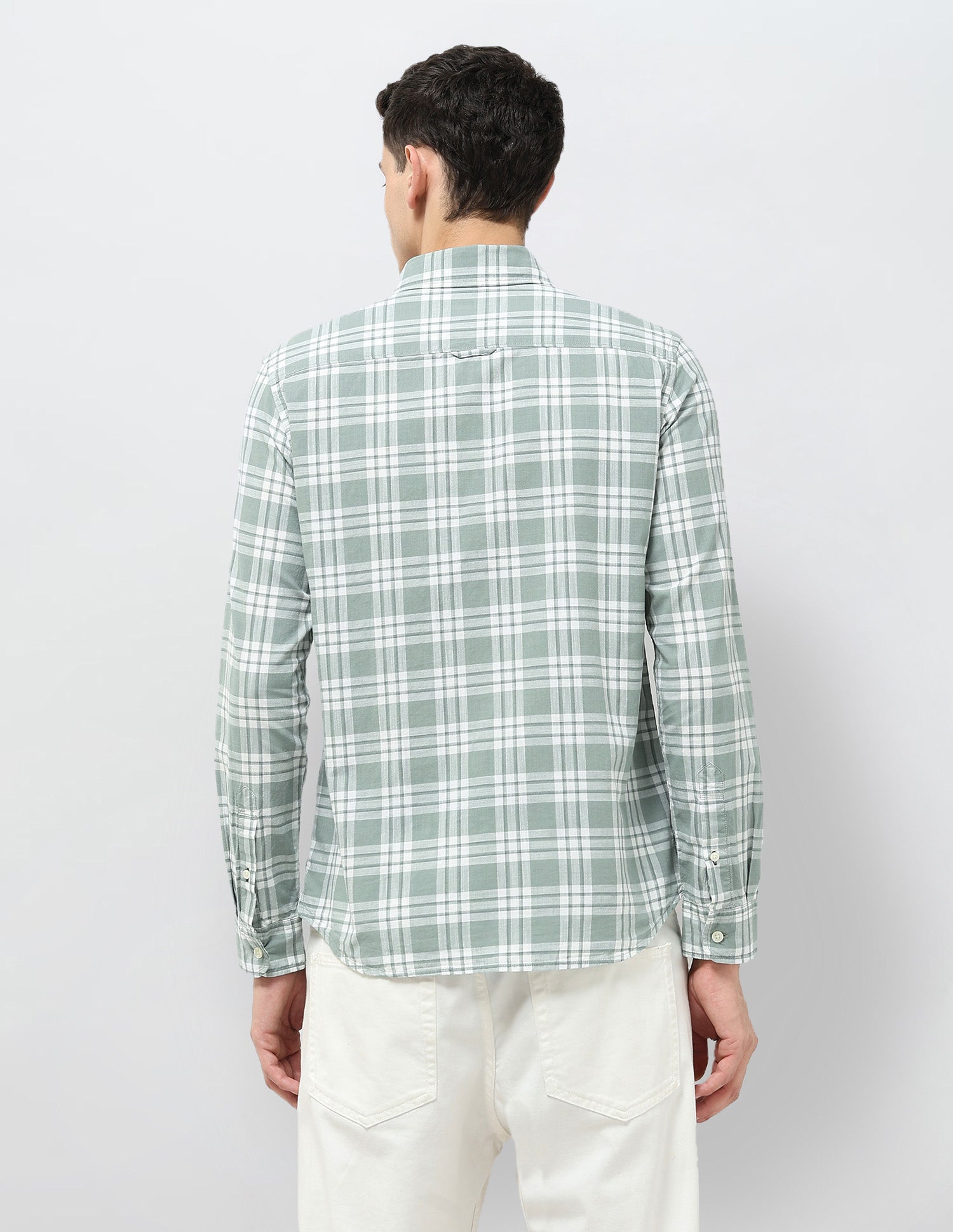 Regular Fit Tartan Checked Shirt Green - U.S. POLO ASSN. | Large