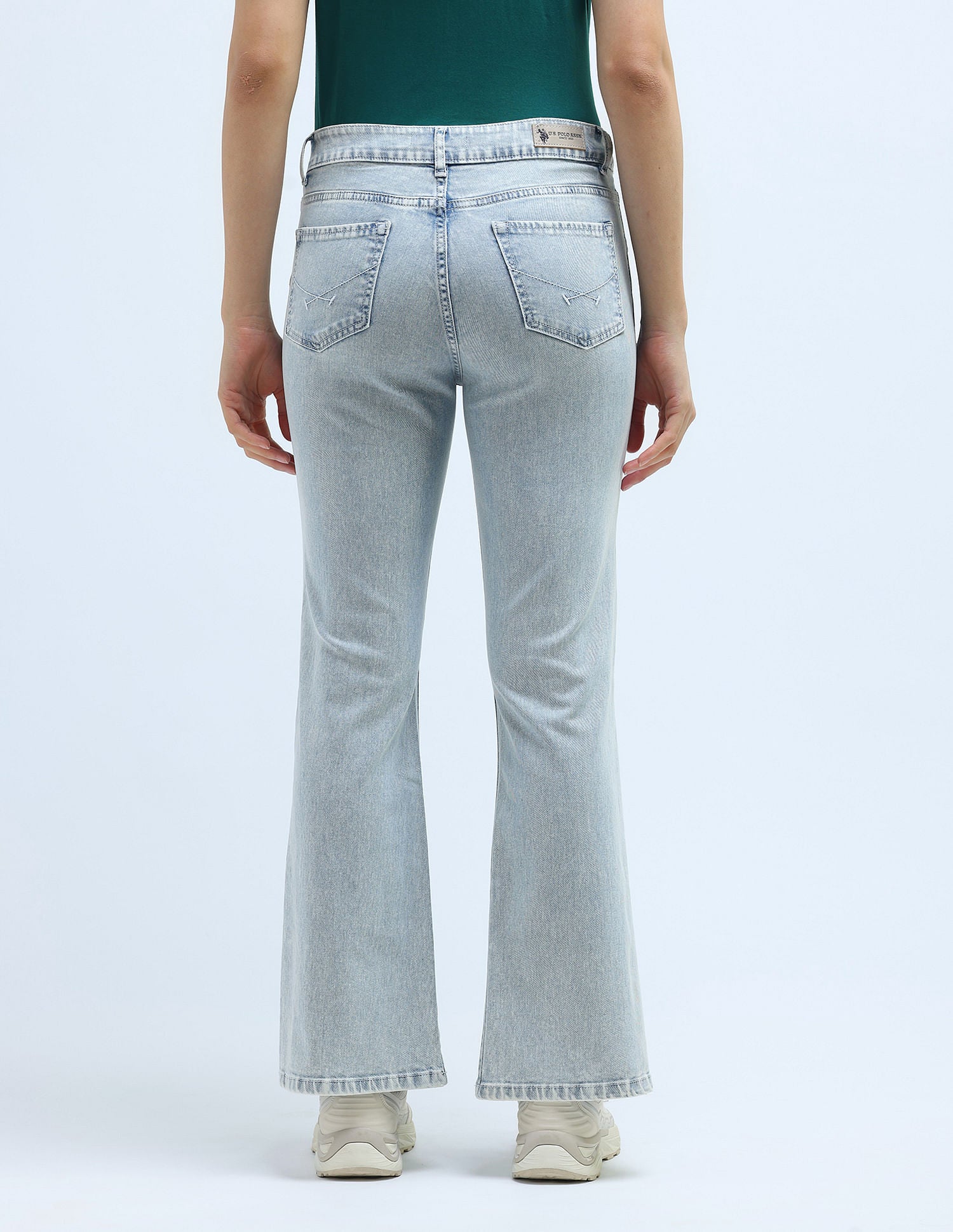 Mid Rise Boot Cut Jeans Blue - U.S. POLO ASSN. | Large