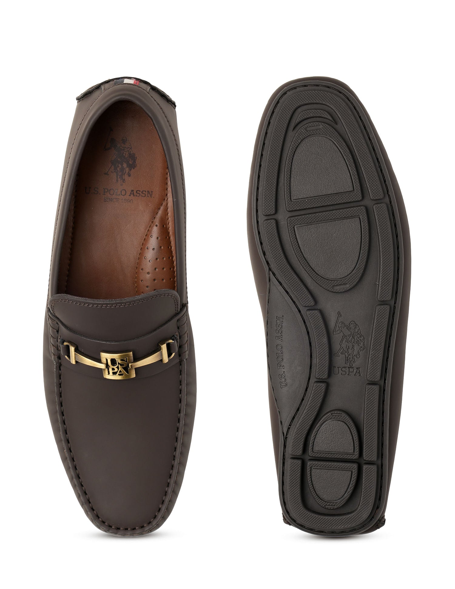 Men Adrinal 2.0 Loafers Brown - U.S. POLO ASSN. | Large