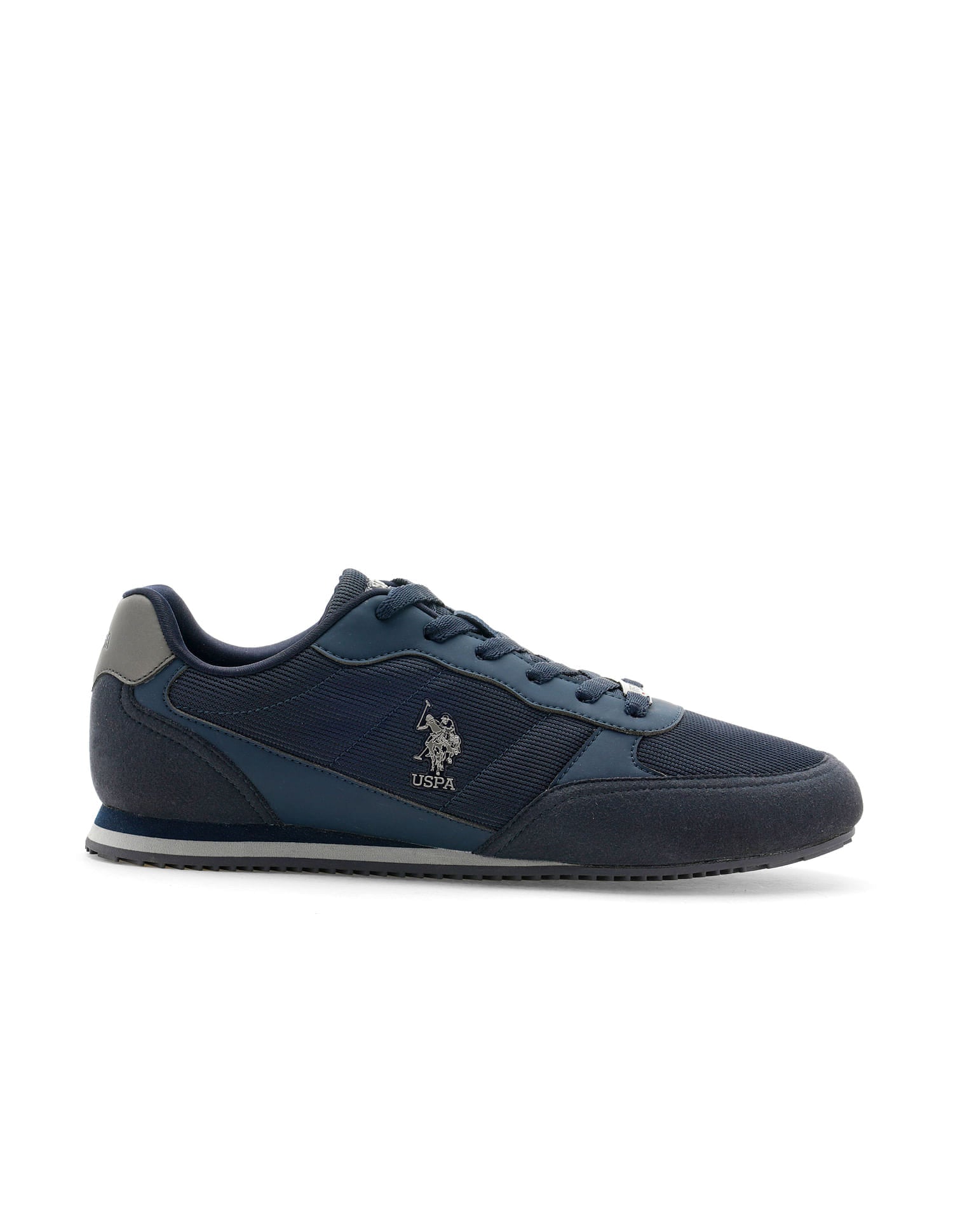 Men Eliza 2.0 Navy Work Casuals Lace Up Shoes Navy - U.S. Polo Assn. India | Large