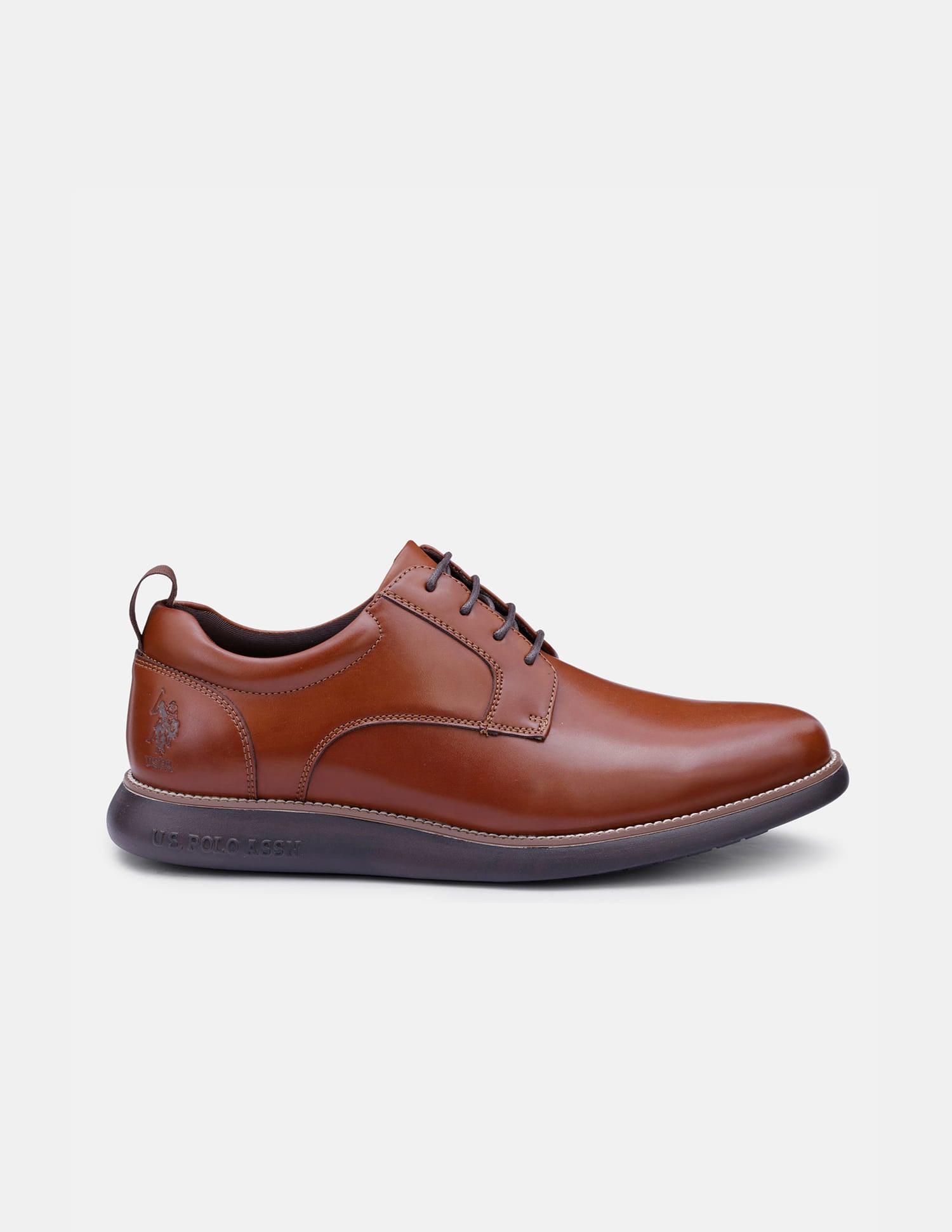 Lace Ups Nicolo 2.0 Smart Casual Shoe Tan - U.S. Polo Assn. India | Large