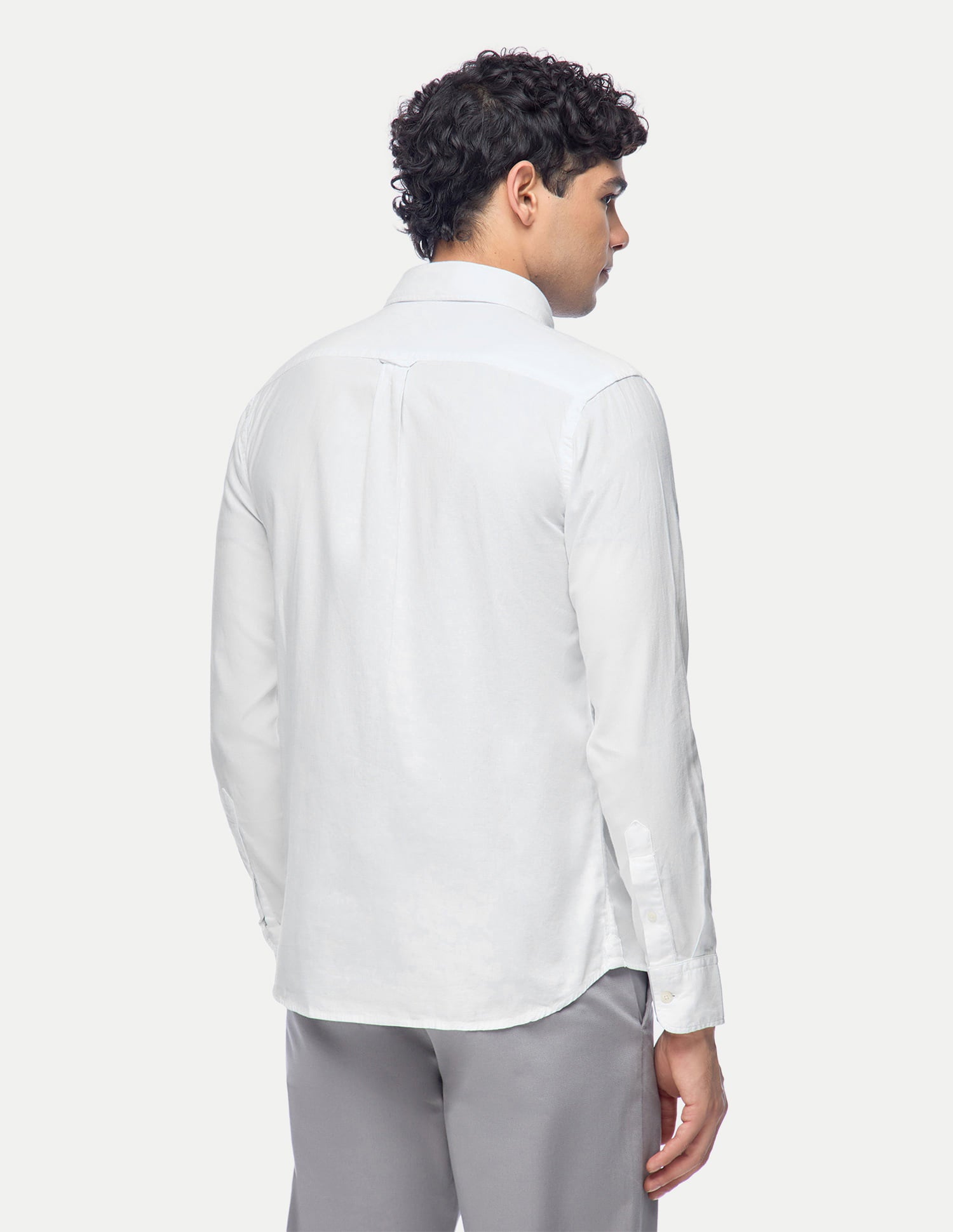 Cotton Dobby Formal Shirt White - U.S. Polo Assn. India | Large
