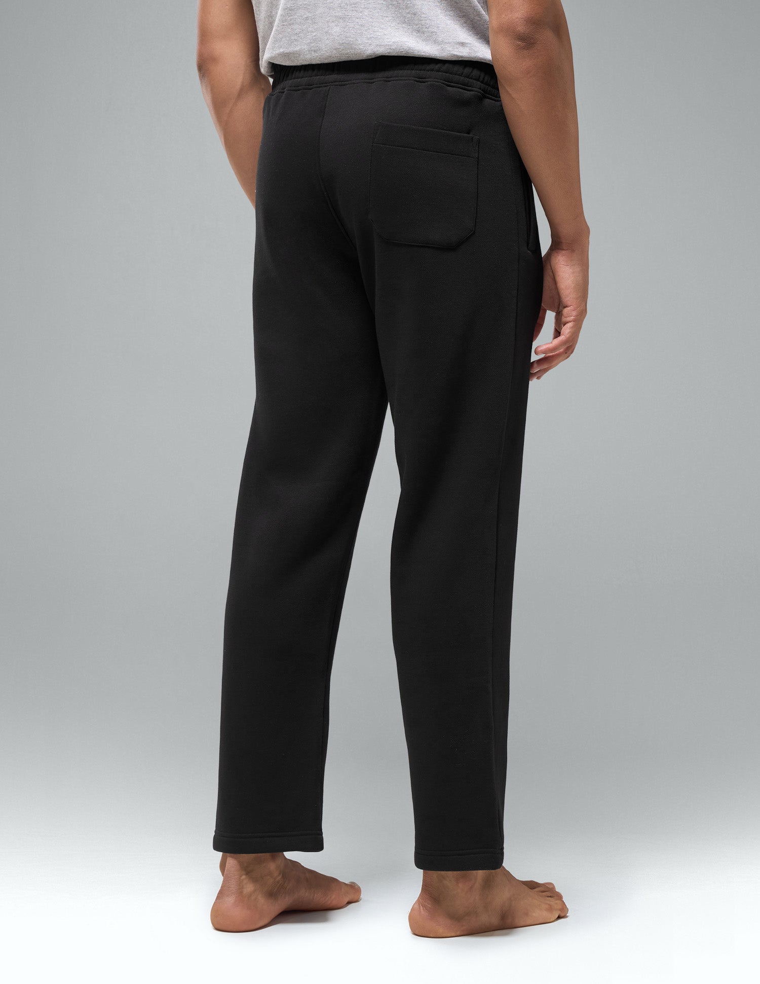 Cotton Fleece Relaxed Fit LR007 Track Pants Black - U.S. Polo Assn. India | Large