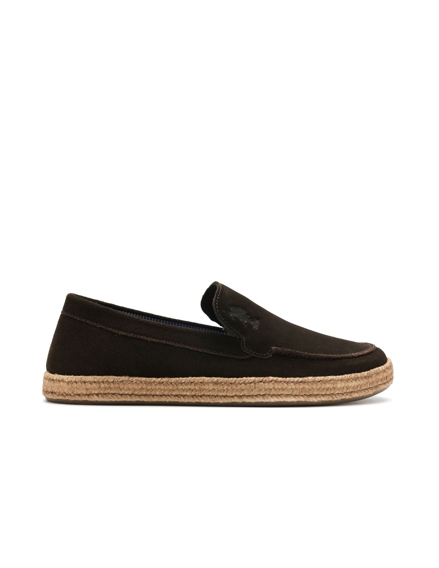 Mens Oudi Suede Slip-On Shoes Dk. Brown - U.S. Polo Assn. India | Large