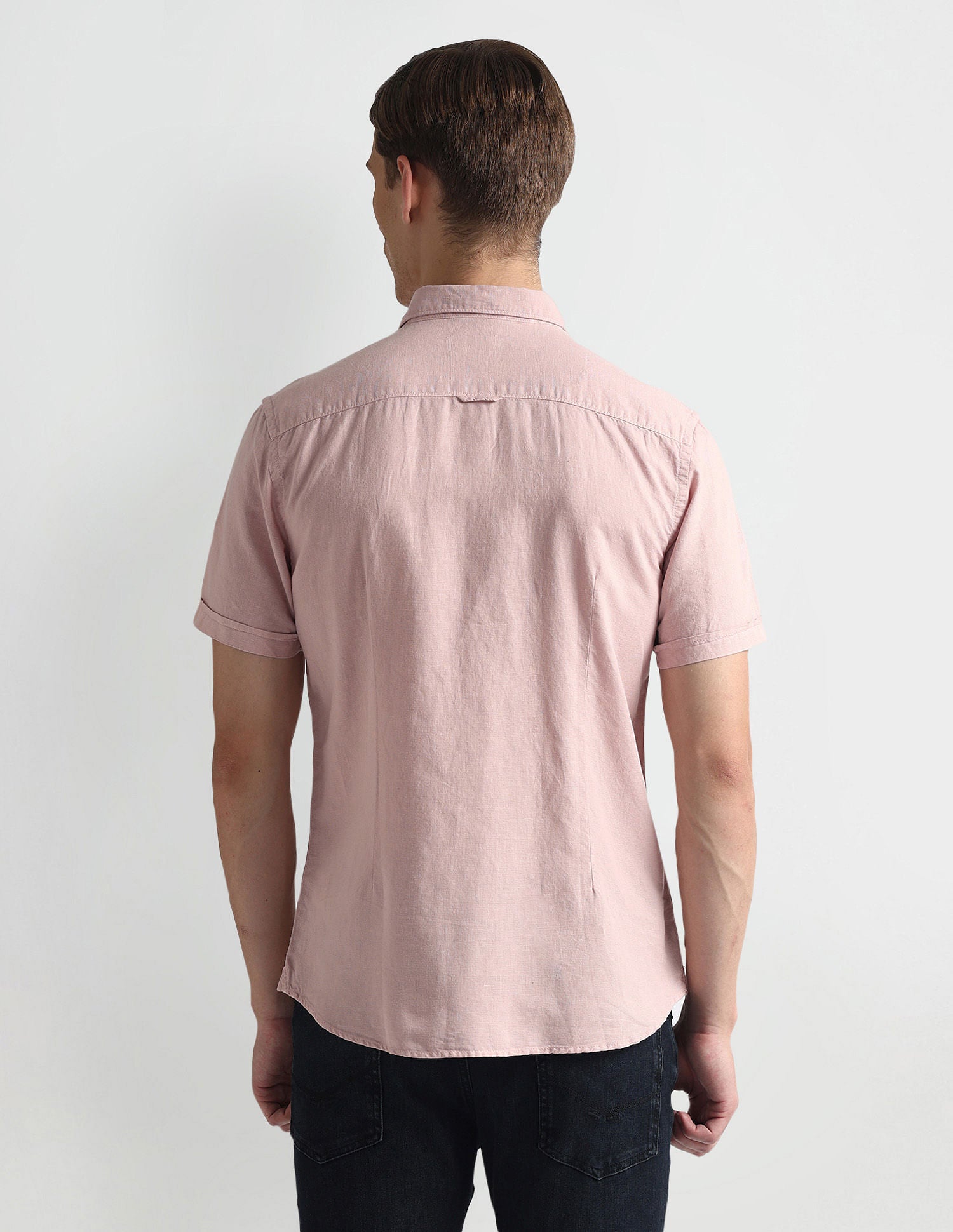 Short Sleeve Solid Shirt Pink - U.S. POLO ASSN. | Large