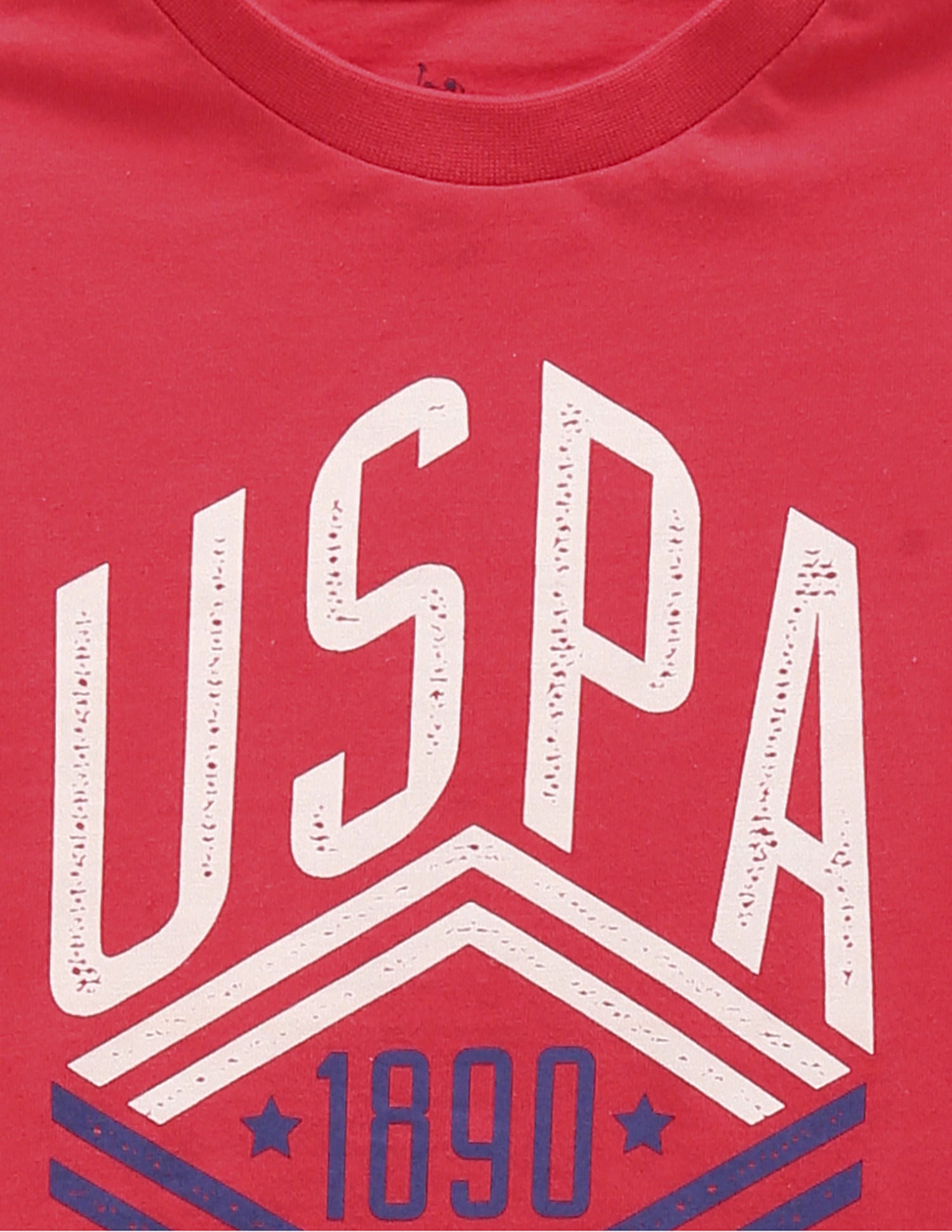 Boys Pure Cotton T-Shirt - Pack Of 2 Grey and Red - U.S. POLO ASSN. | Large