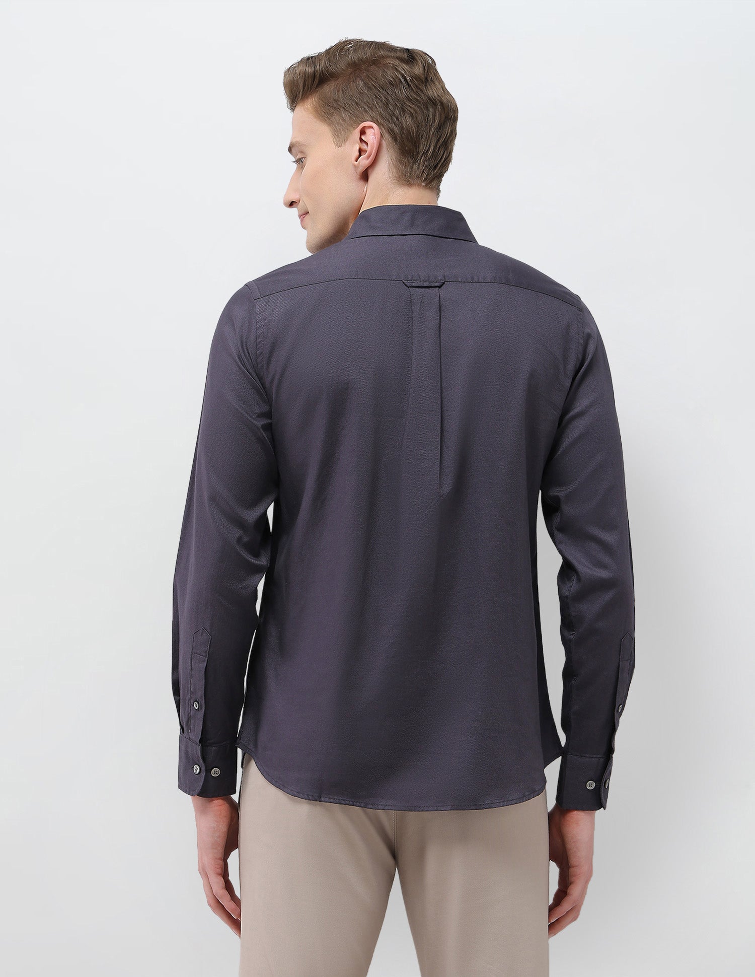 New Port Marina Dobby Shirt Dark Grey - U.S. Polo Assn. India | Large