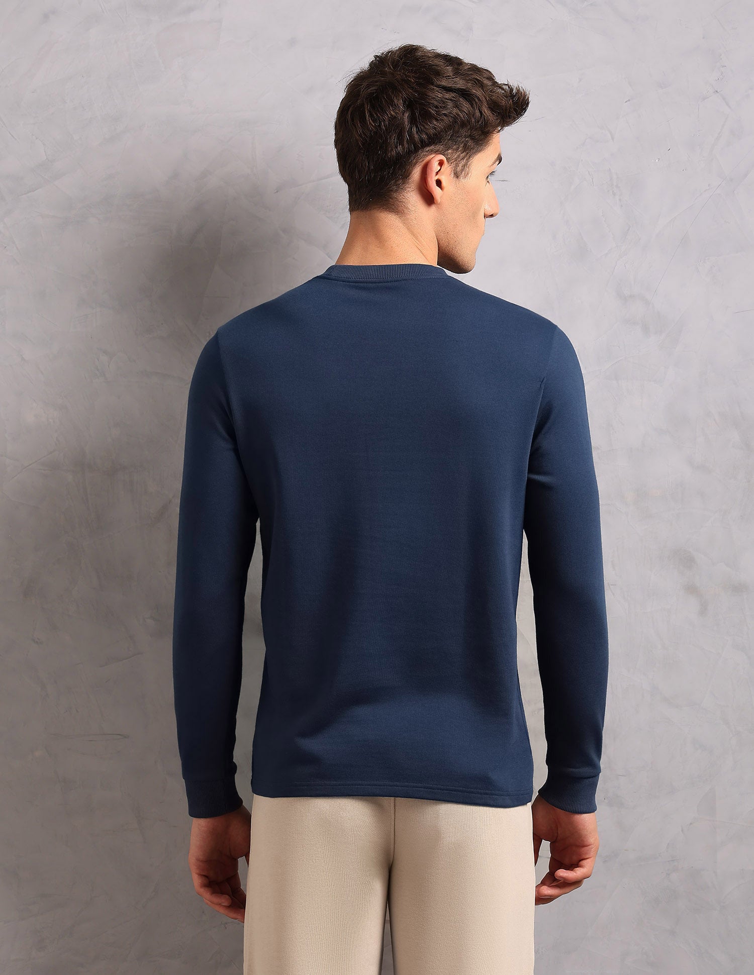 Comfort Fit Solid OEE14 Lounge T-Shirt - Pack Of 1 Navy - U.S. POLO ASSN. | Large