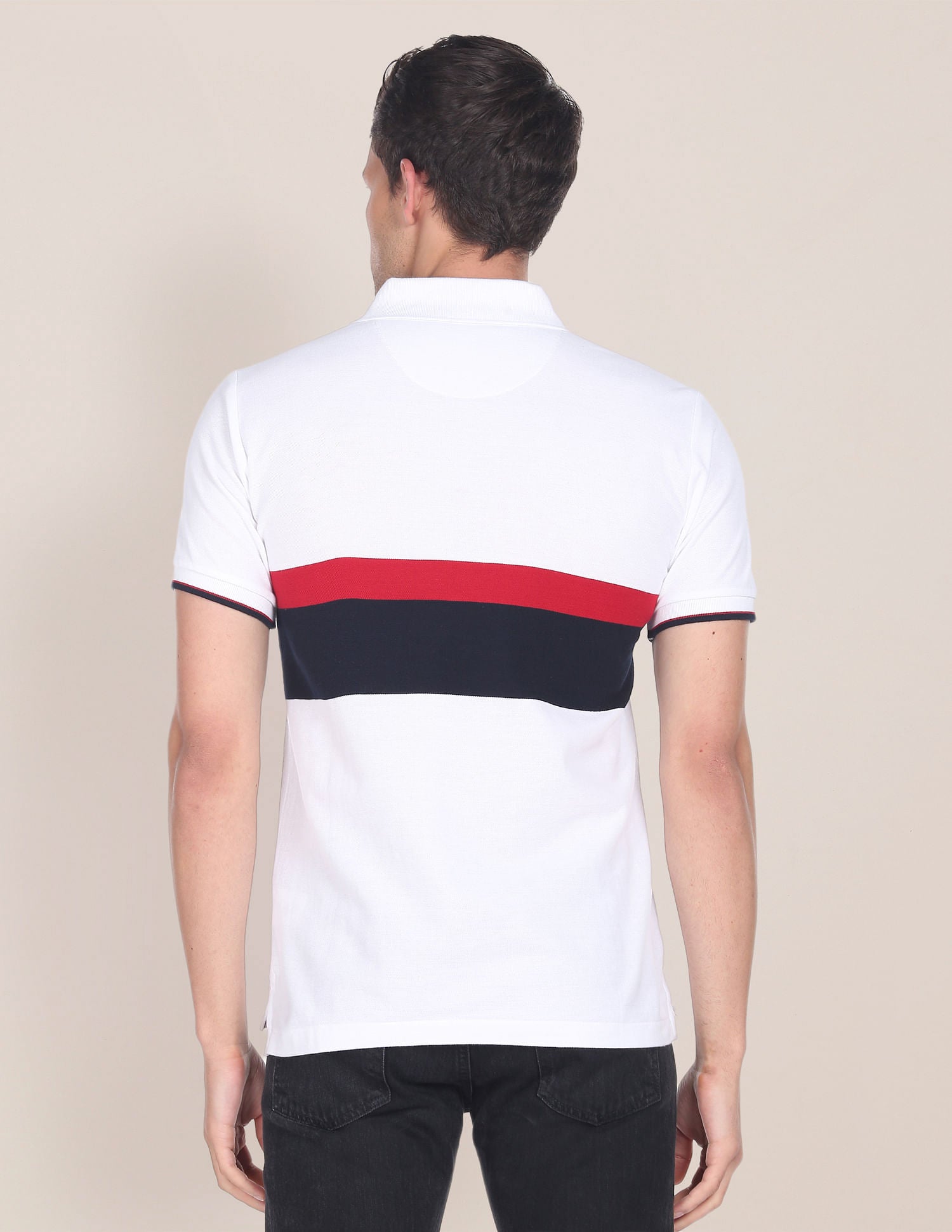 Iconic Embroidered Logo Polo Shirt White - U.S. Polo Assn. India | Large