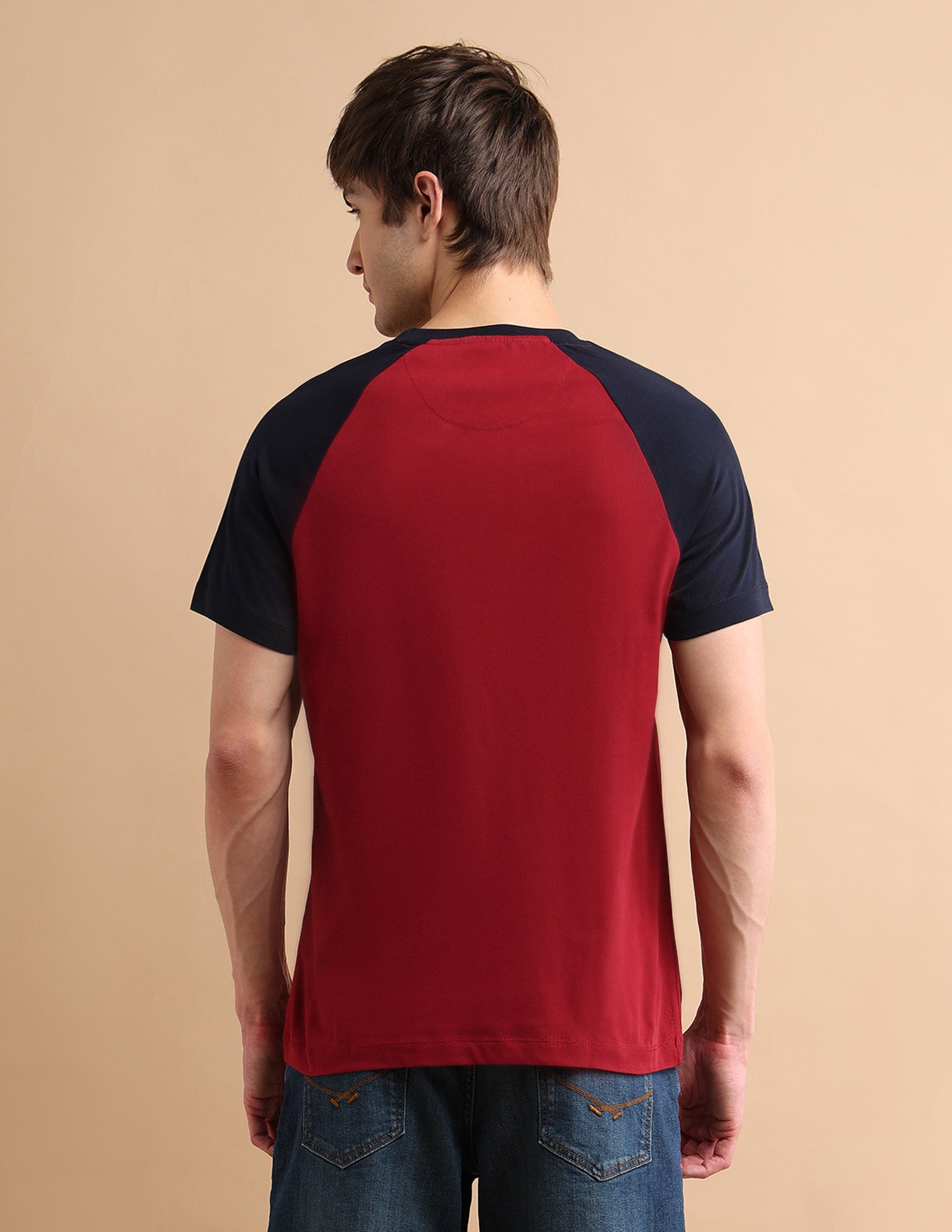 Varsity Colour Block T-Shirt Red - U.S. POLO ASSN. | Large