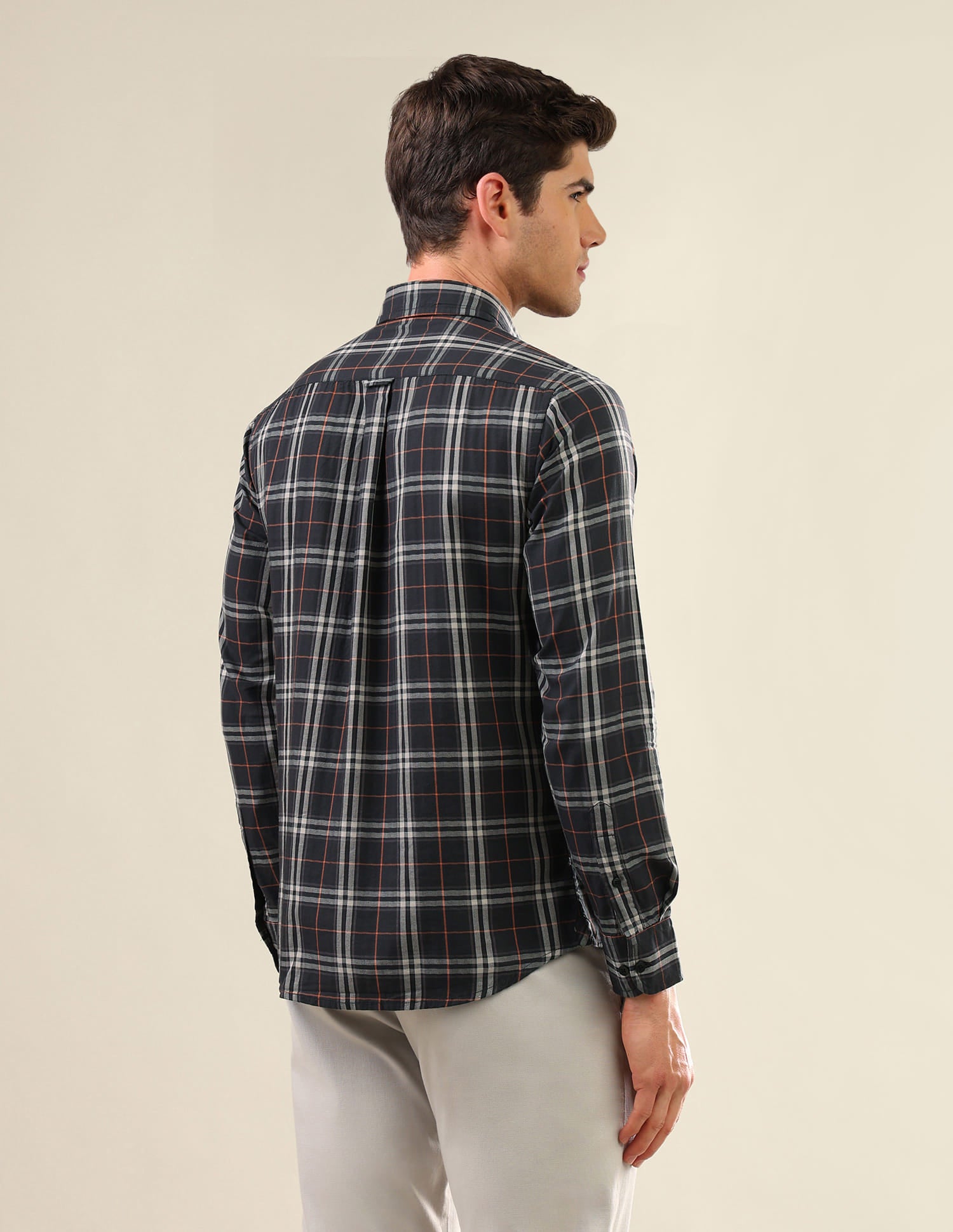 Twill Plaid Checked Shirt Black - U.S. Polo Assn. India | Large
