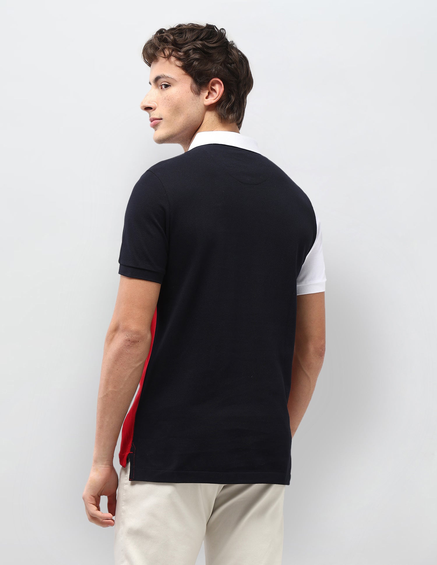 Colorblock Brand Embroidered New Port Marina Polo Shirt Red - U.S. Polo Assn. India | Large