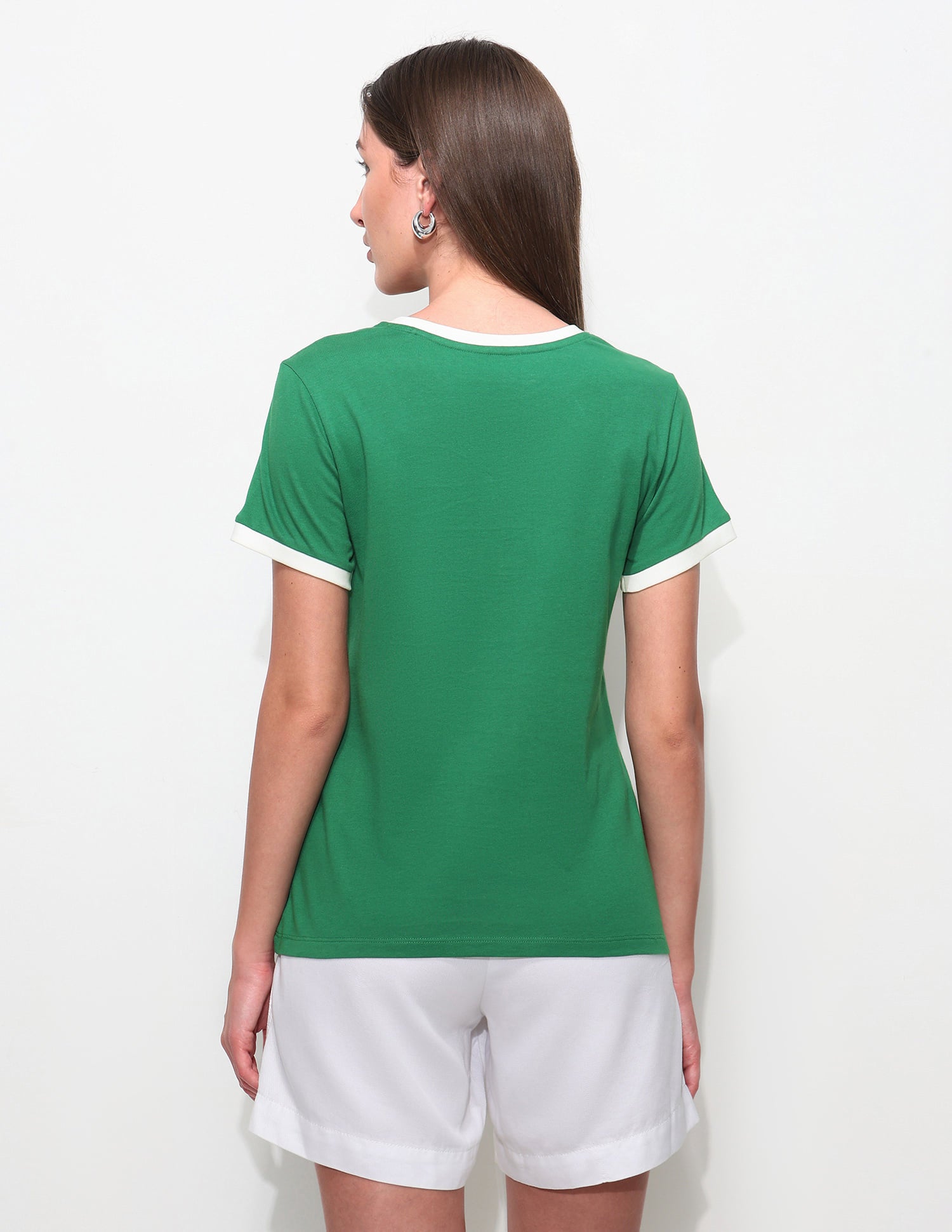 Regular Fit Brand Printed T-Shirt Green - U.S. Polo Assn. India | Large